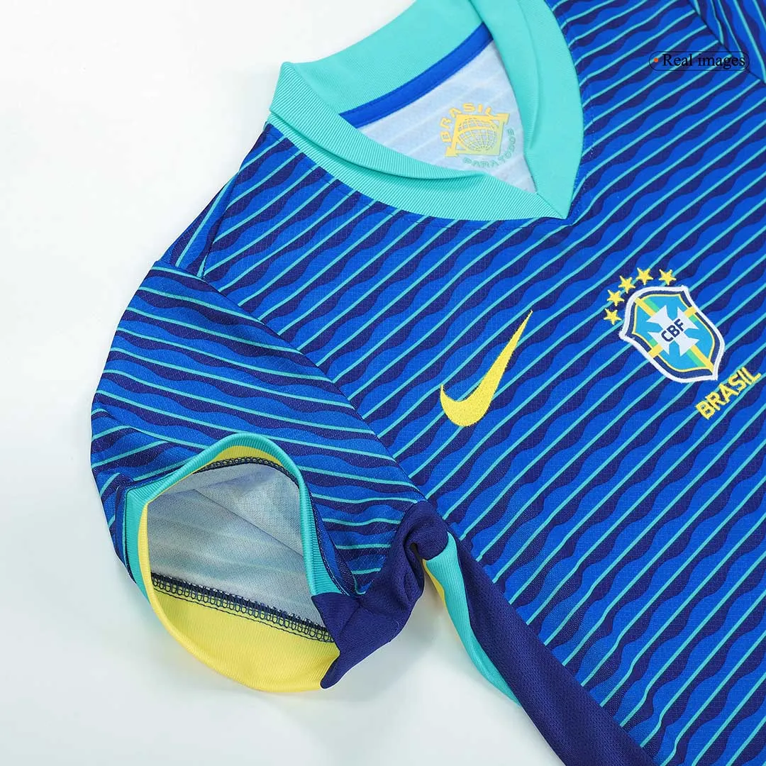 Kids Brazil Away Kit Copa America 2024 Youth Apparels