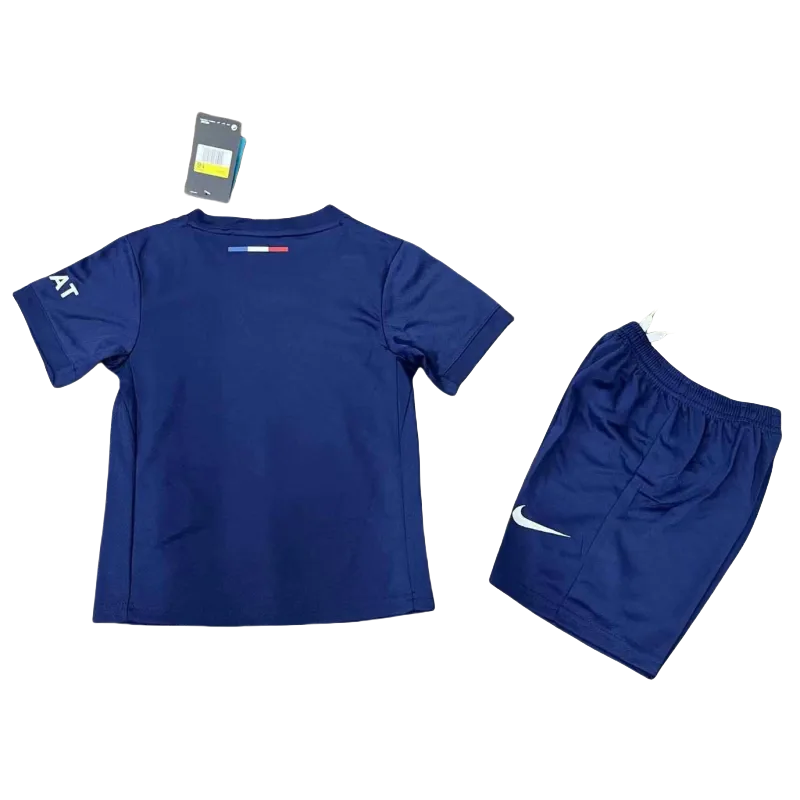 24-25 PSG Saint-Germain Home Soccer Kids Kit Jersey+Shorts