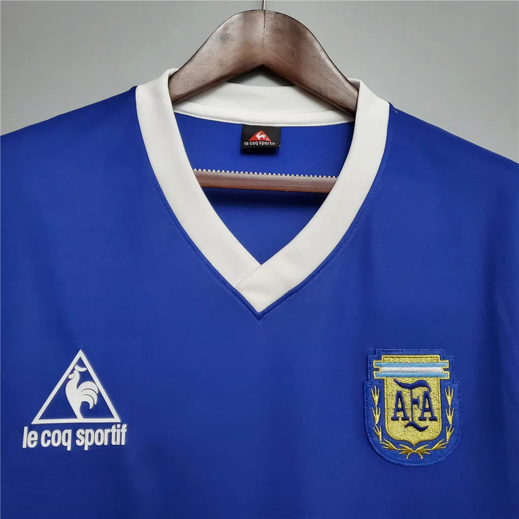Argentina Retro Jersey Away World Cup 1986