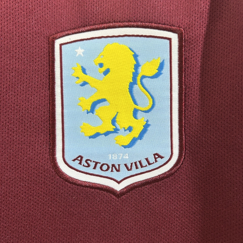 Aston Villa Home Football Jersey 2025-26 Fan version