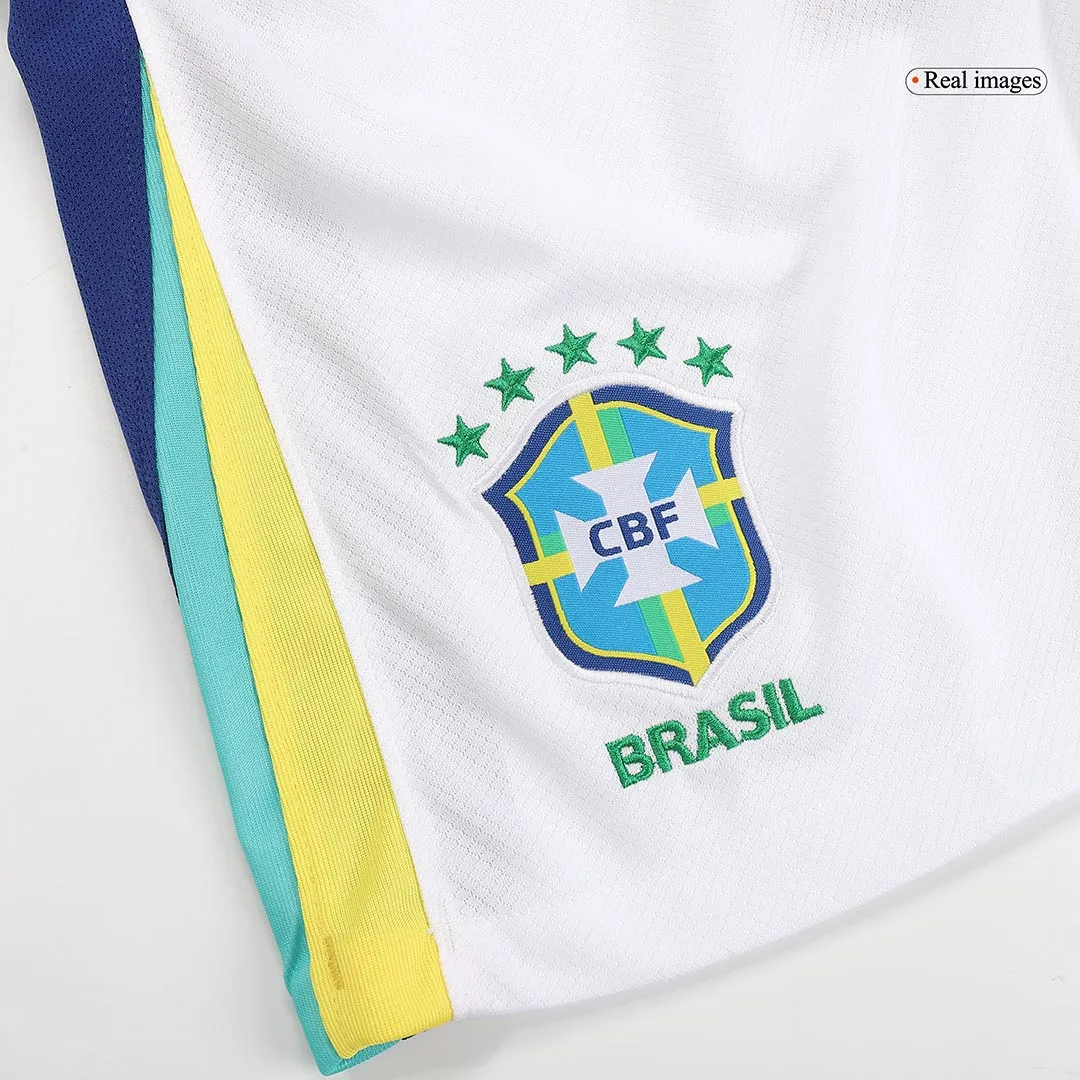 Brazil Soccer Shorts Custom Away 2024