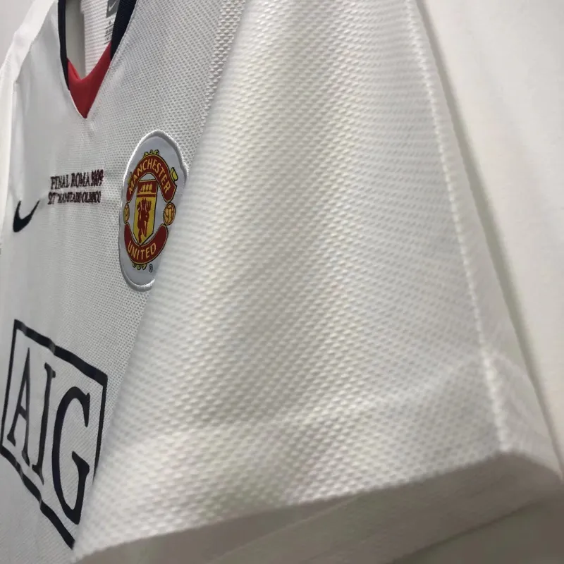 2008-09 Manchester United Retro Jersey Home UCL Final