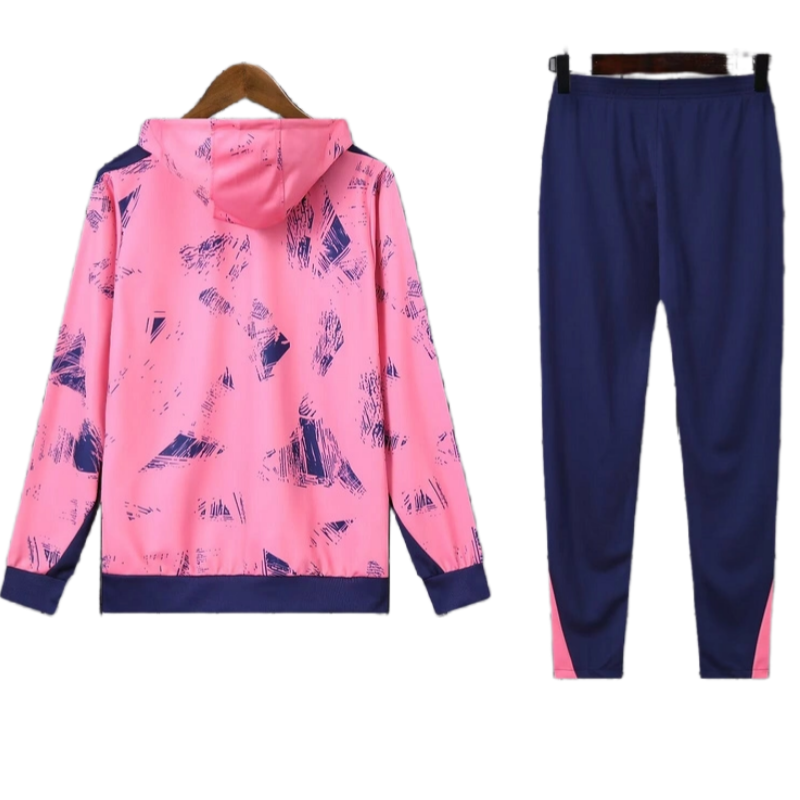 2024-25 Jordan PSG Hooded Pink Training Tracksuit Kits