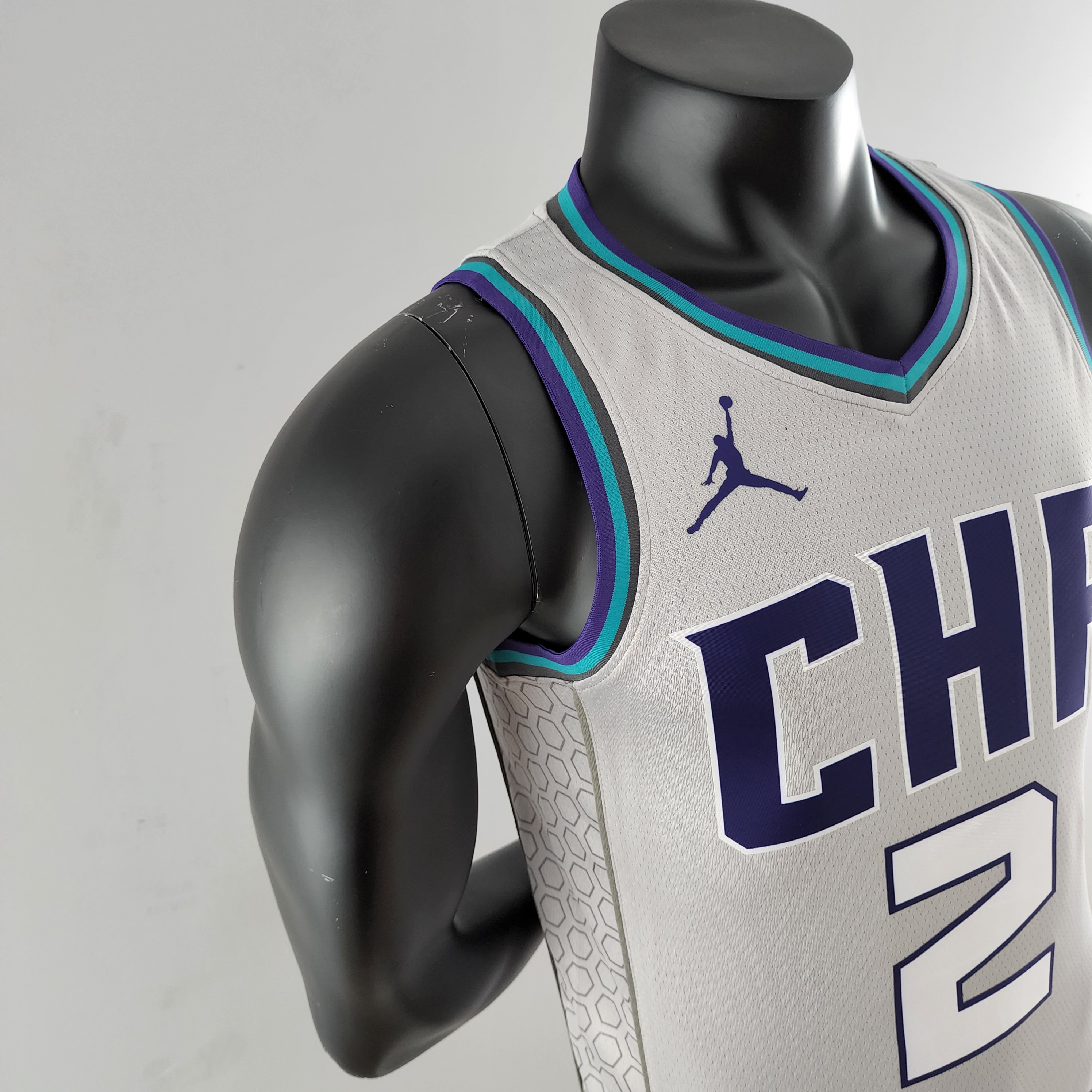 LaMelo Ball Charlotte Hornets Swingman Jersey Grey 2019