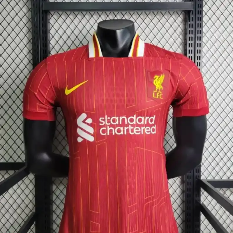 24-25 Liverpool Home Player Version Soccer Jersey