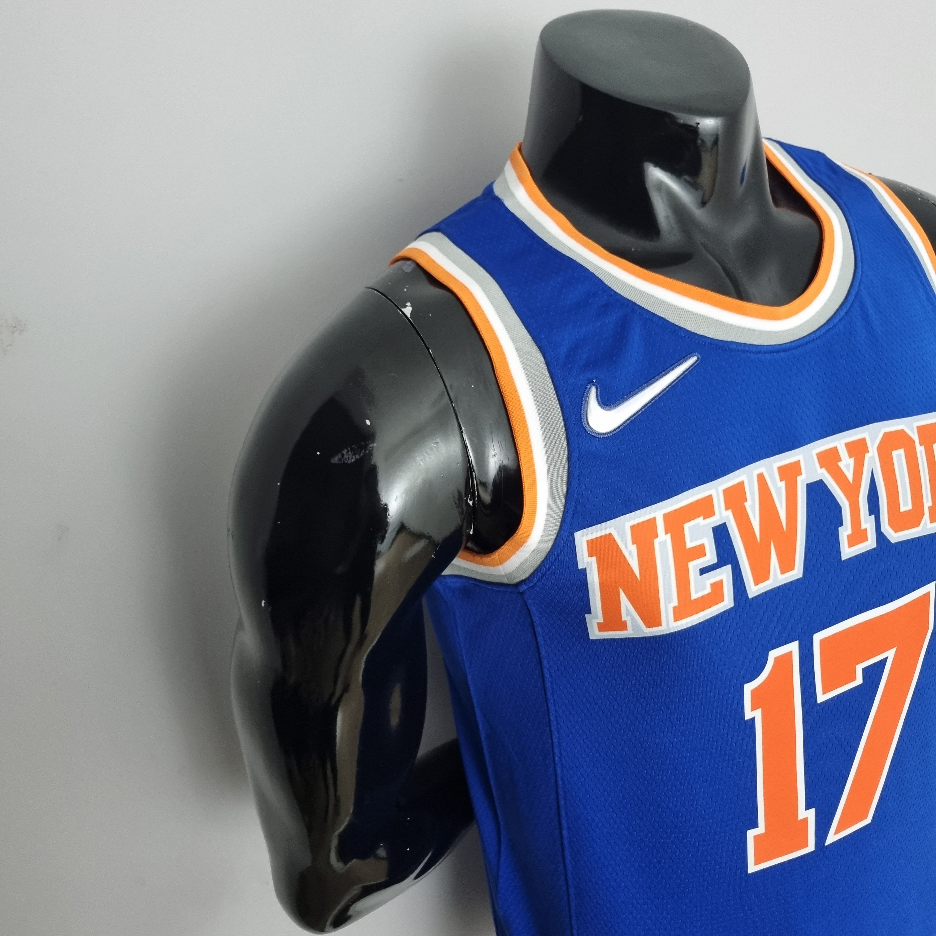 Jeremy Lin New York Knicks 75th Anniversary Swingman Jersey Blue