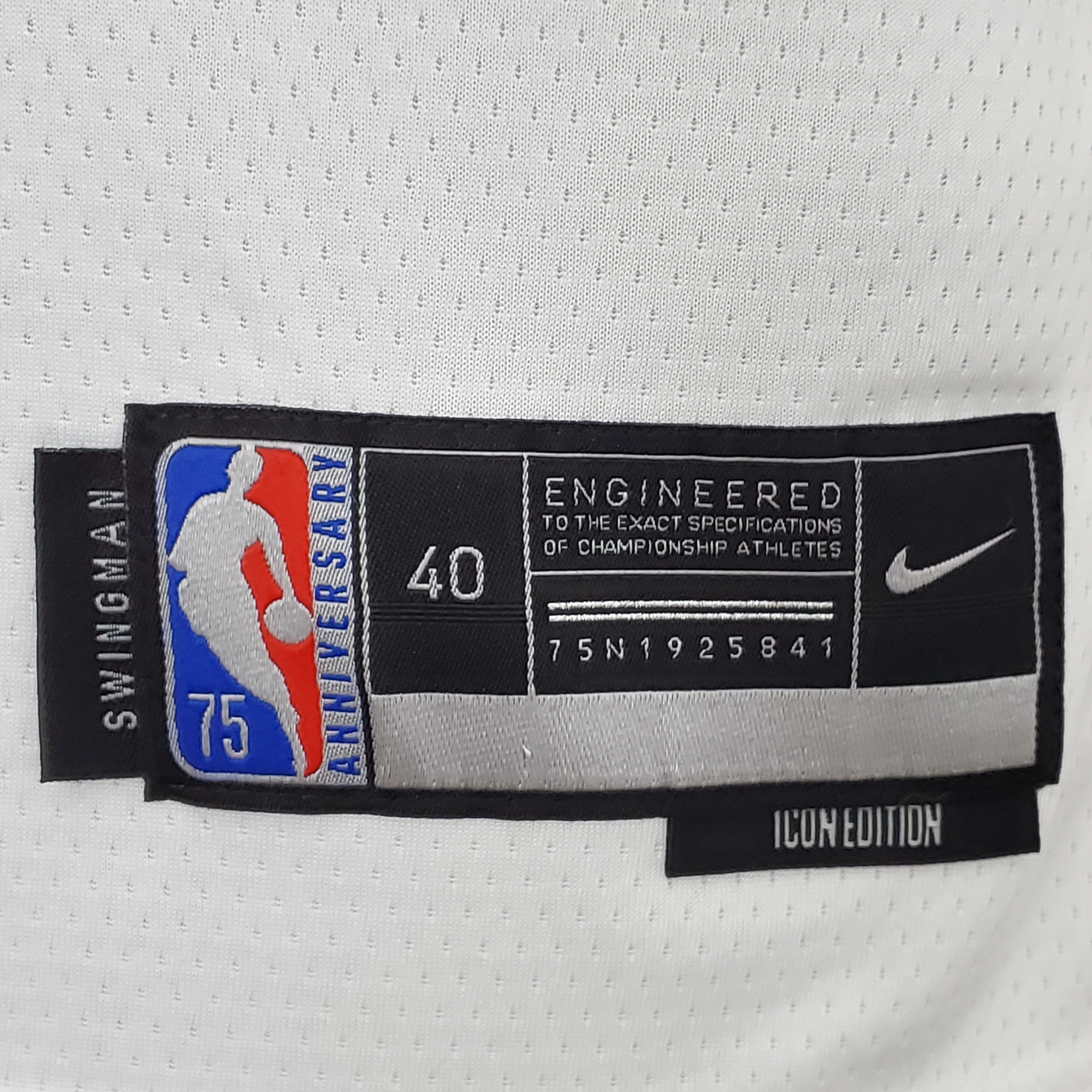Joel Embiid Philadelphia 76ers 75th Anniversary Swingman Jersey White