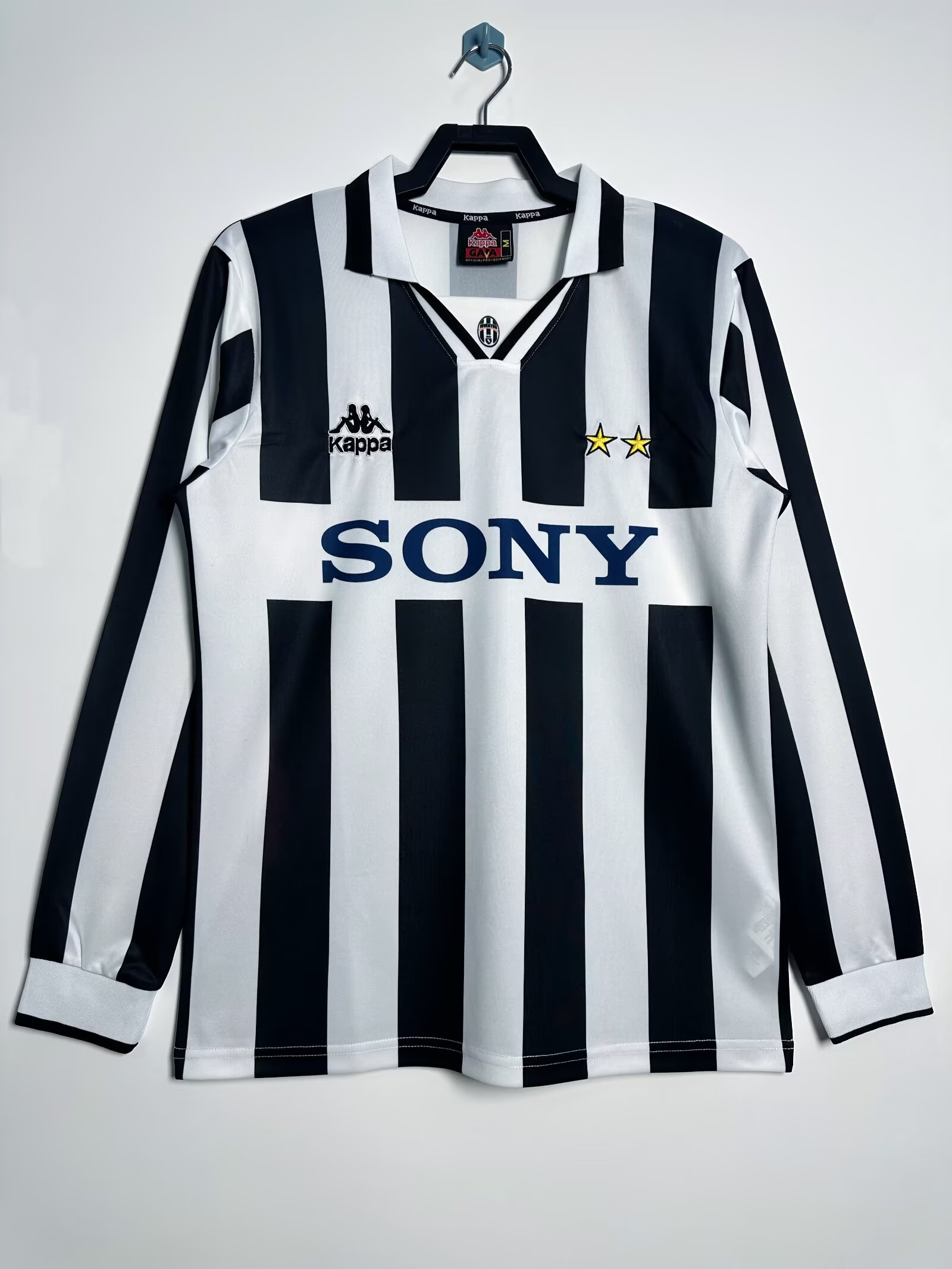 Juventus Home Retro Long Sleeve Jersey 95/97