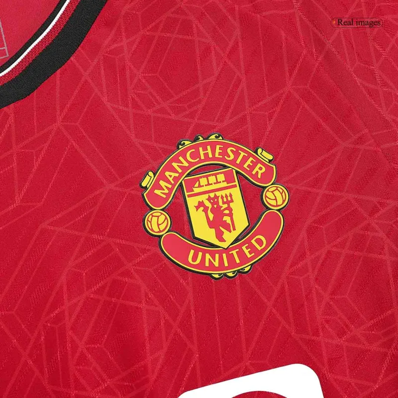 23-24 Manchester United Jersey Home Player Version