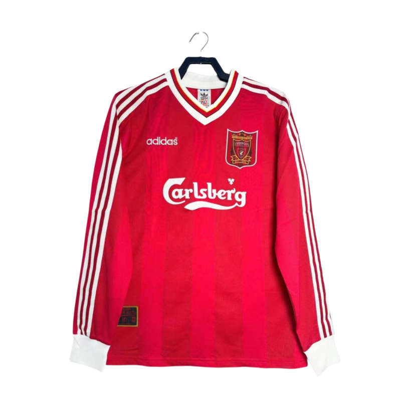 Retro Liverpool Home Football Jersey Long Sleeve 1995/1996