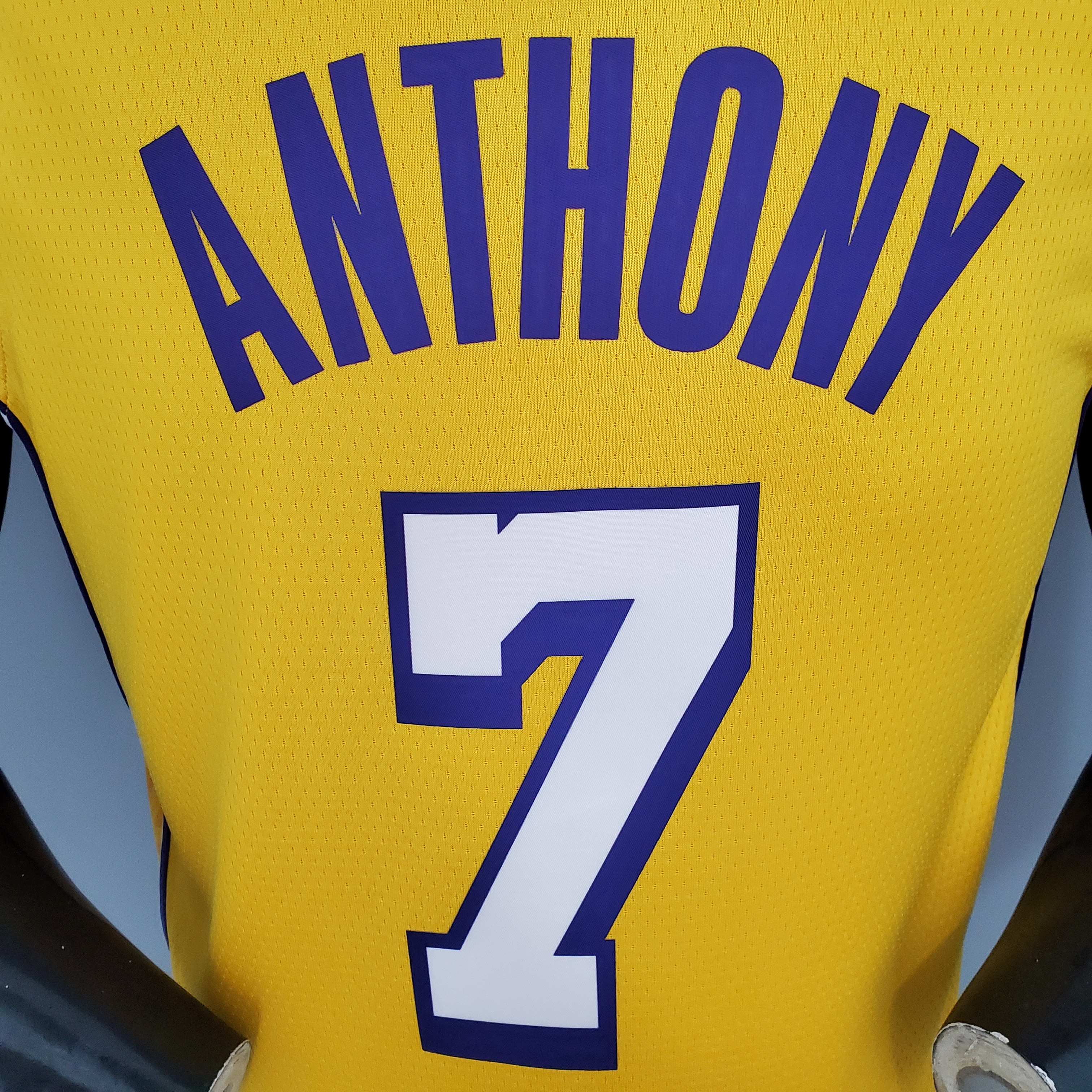 Carmelo Anthony Los Angeles Lakers 2020/21 Swingman Jersey Yellow