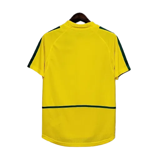 Brazil Retro Jersey Home World Cup 2002