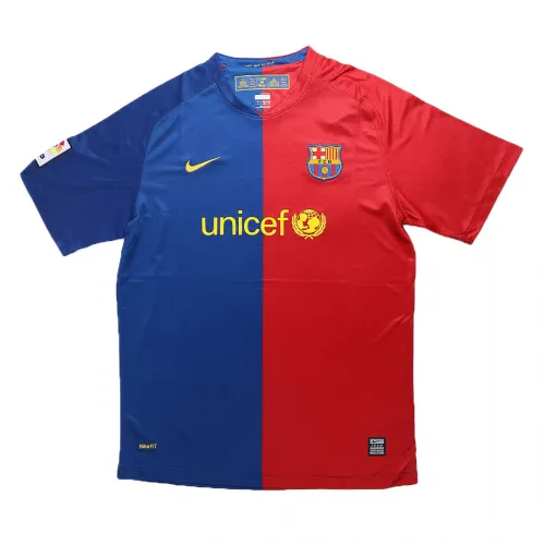 08-09 Barcelona Retro Jersey Home
