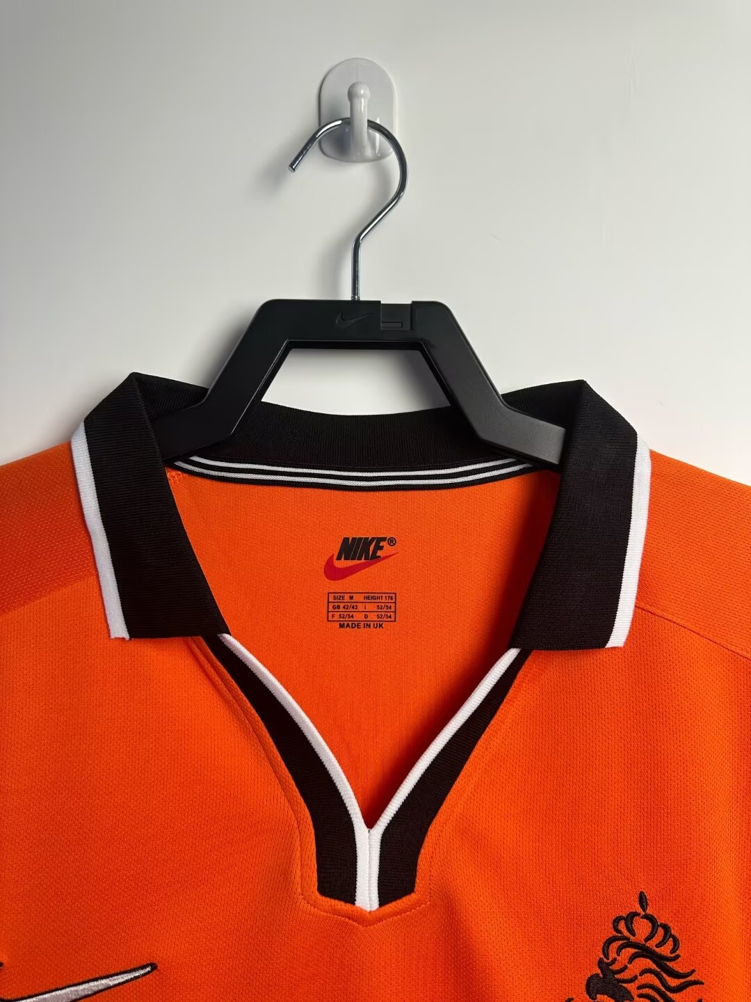 Netherlands Home Retro Long Sleeve Jersey 1998