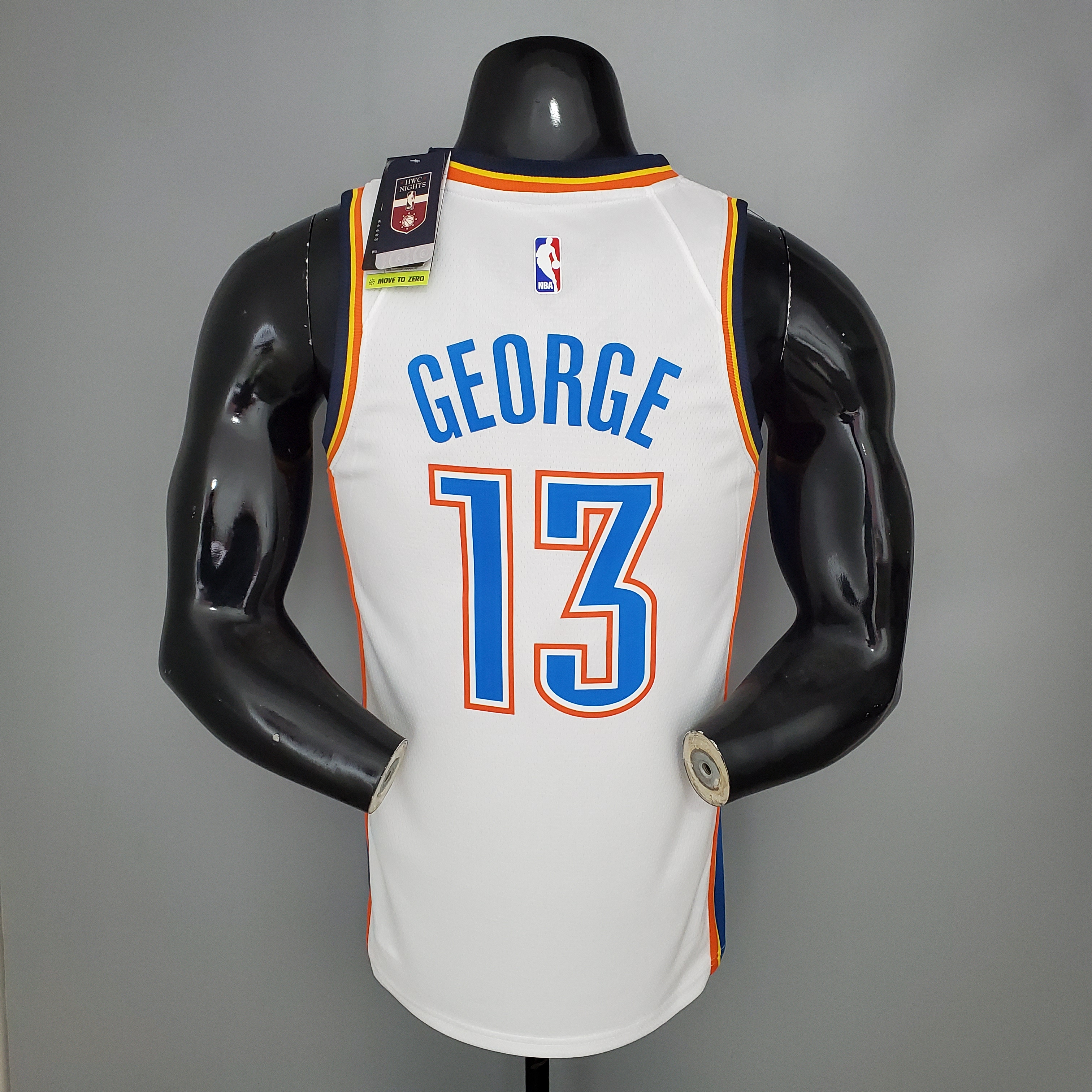 Paul George Oklahoma City Thunder Swingman Jersey White