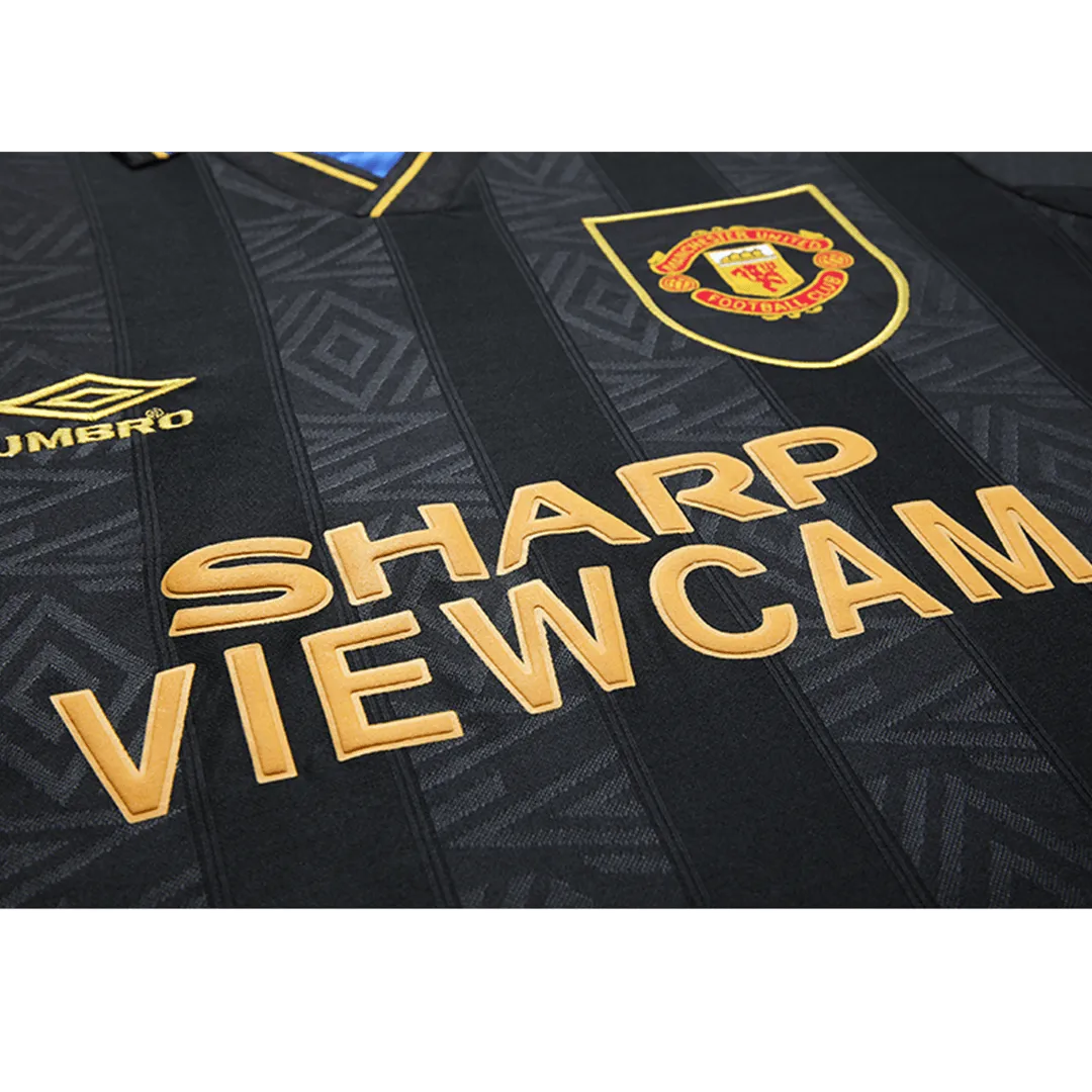1993/95 Manchester United Retro Long Sleeve Away Jersey