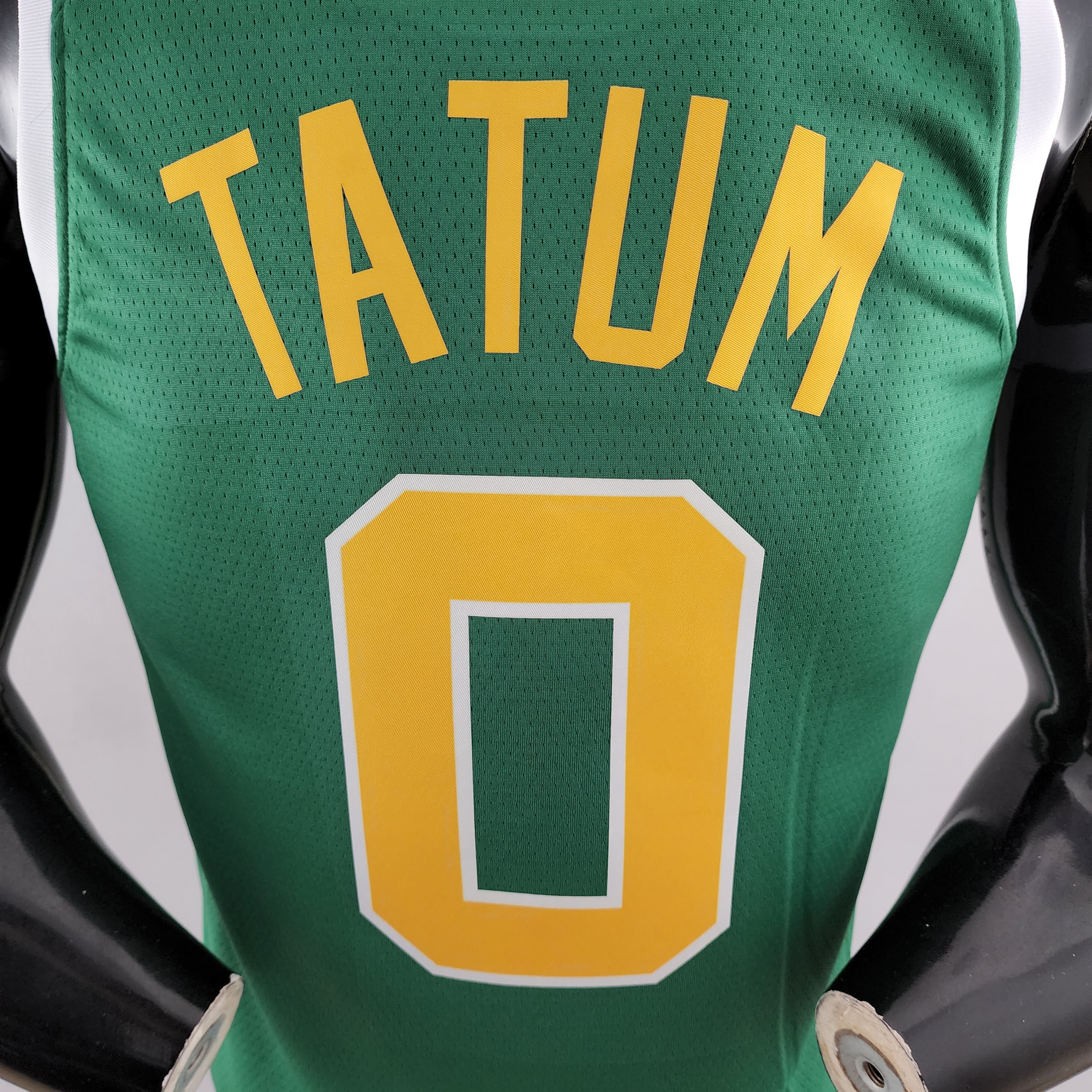 Jayson Tatum Boston Celtics Swingman Jersey Green Gold