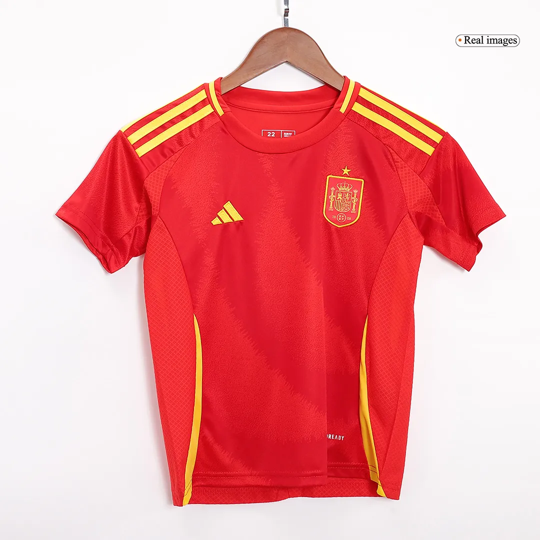 Spain Home Whole Kit(Jersey+Shorts+Socks) Euro 2024