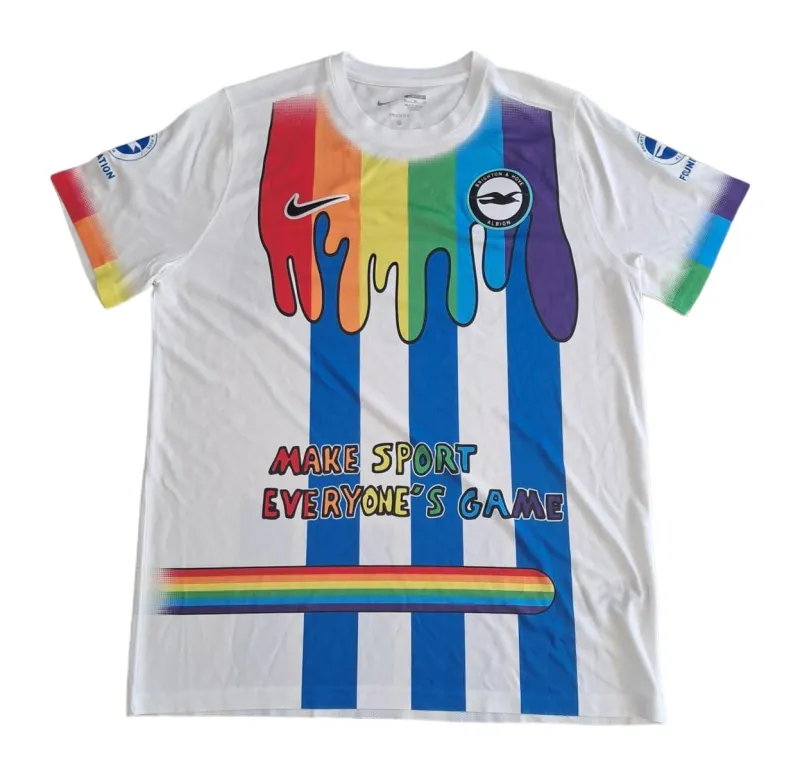 Brighton & Hove Albion Rainbow Laces Pre-Match Jersey 2023/24