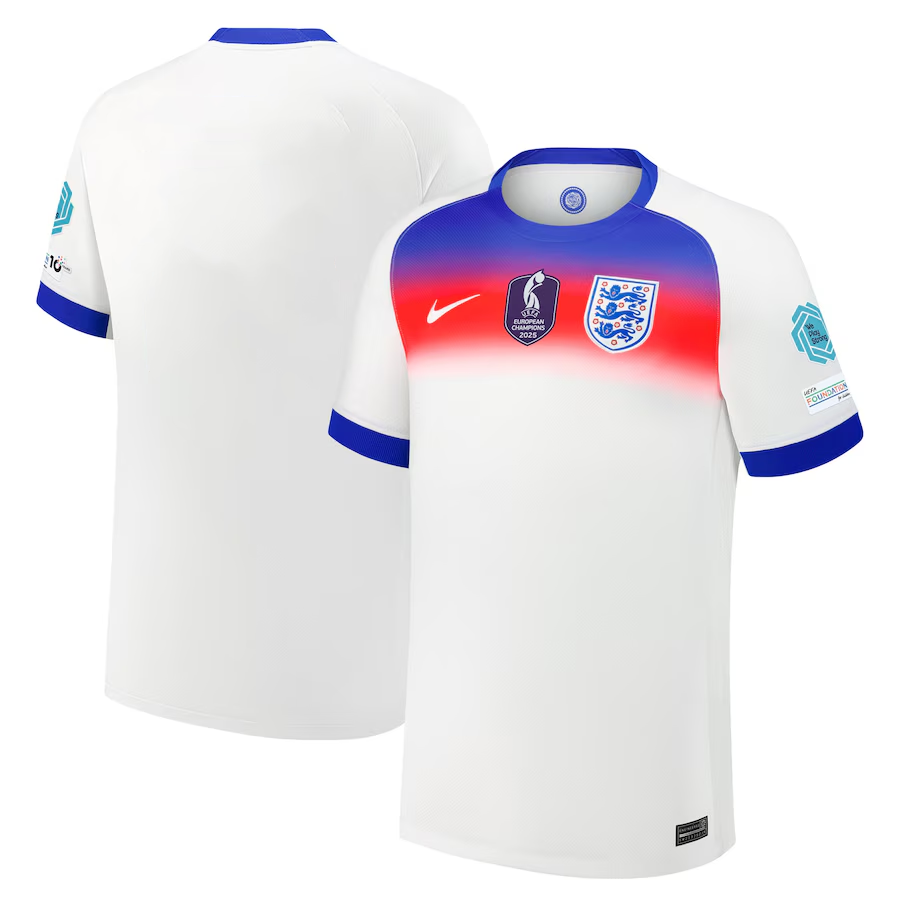 England Women's Team Euro 2025 Home Player Version Man Jersey