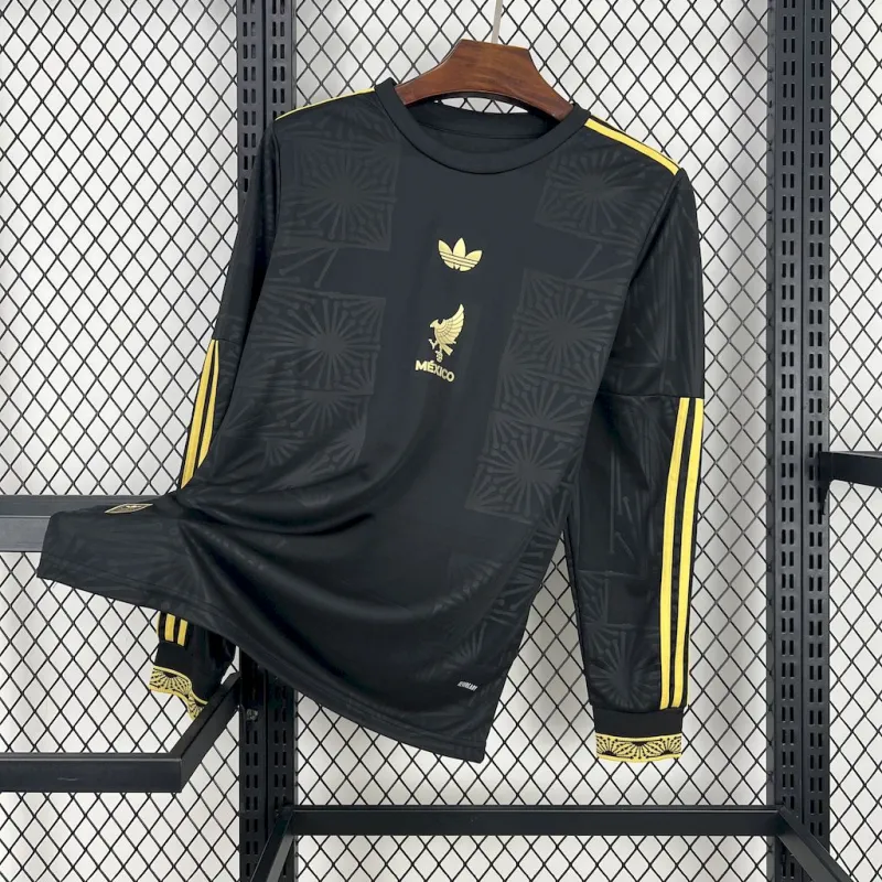 Mexico Third Jersey Long Sleeve Gold Cup 2025 fans Version