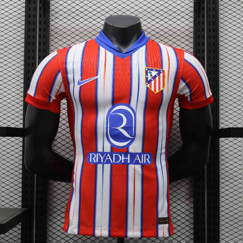 24-25 Atletico Madrid Home Soccer Jersey Player Edition