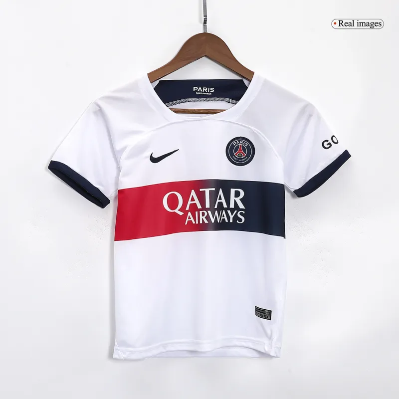 23-24  Kids PSG Away Jersey Kit