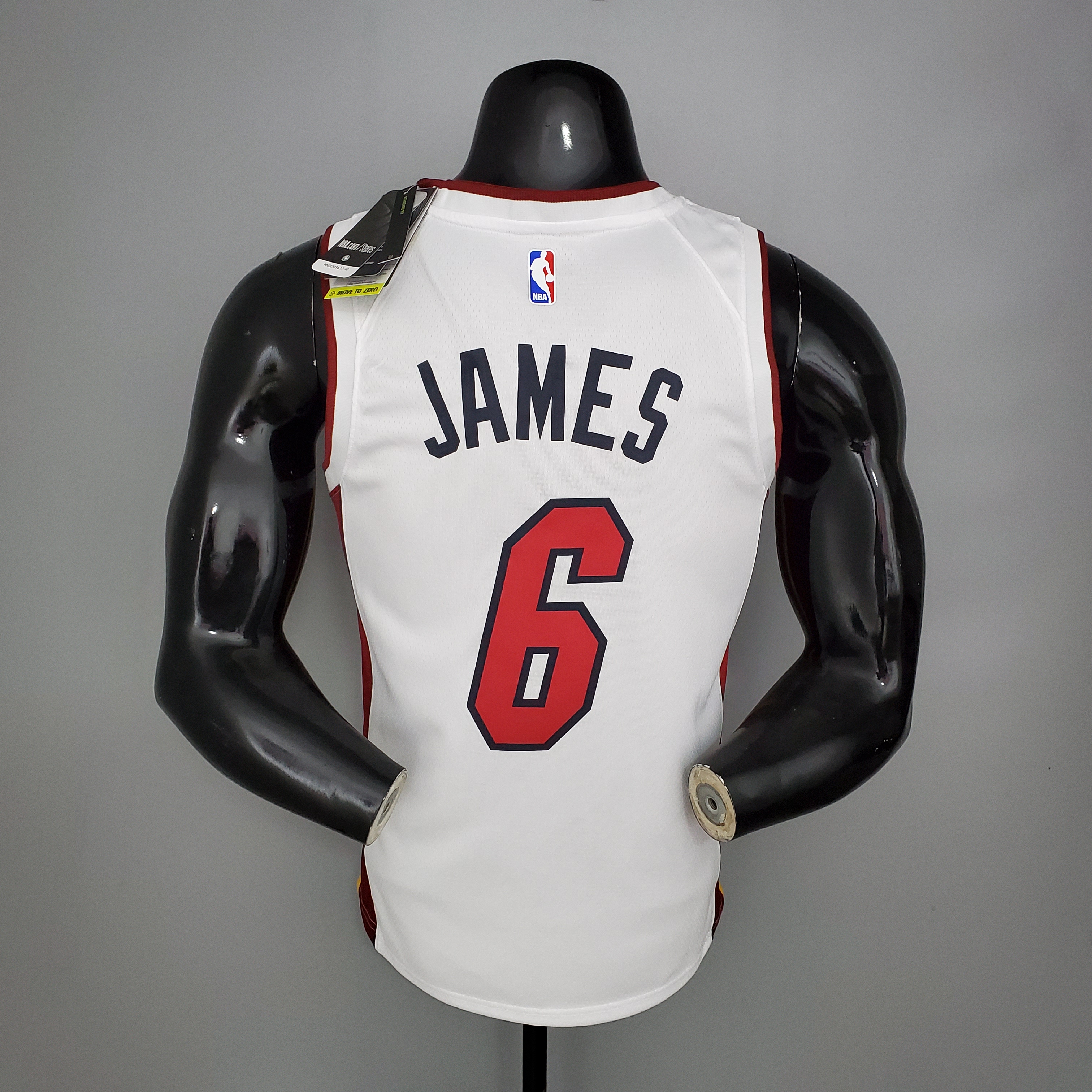 LeBron James Miami Heat Bonus Edition Swingman Jersey White