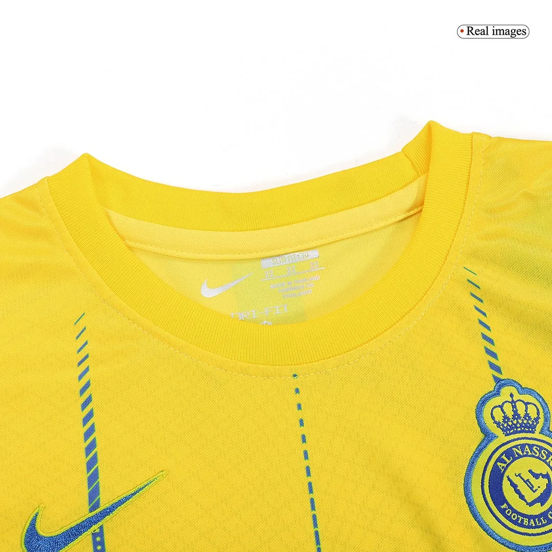2023/24 Kids Al Nassr Home Kit Jersey+Shorts