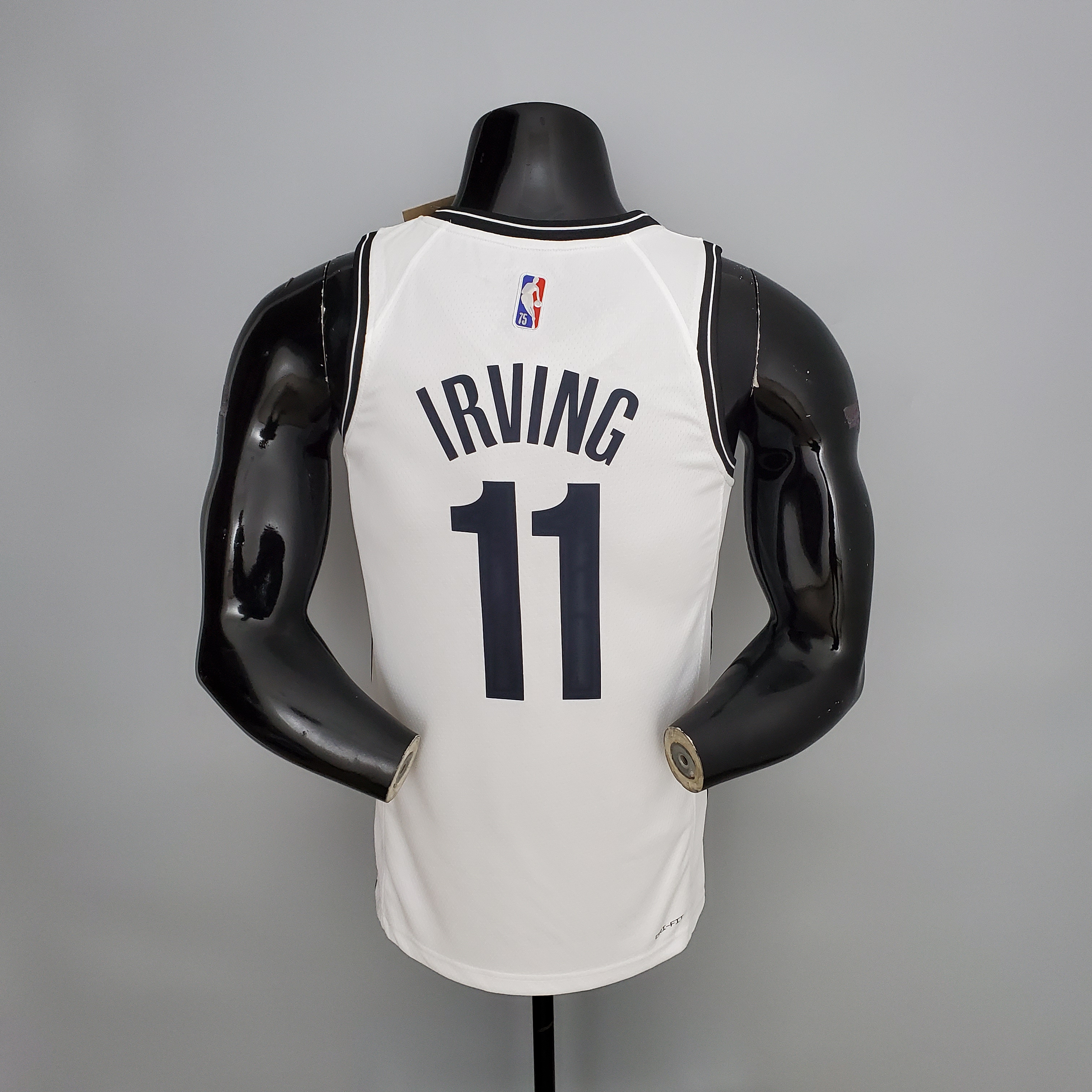 Kyrie Irving Brooklyn Nets 75th Anniversary Swingman Jersey White