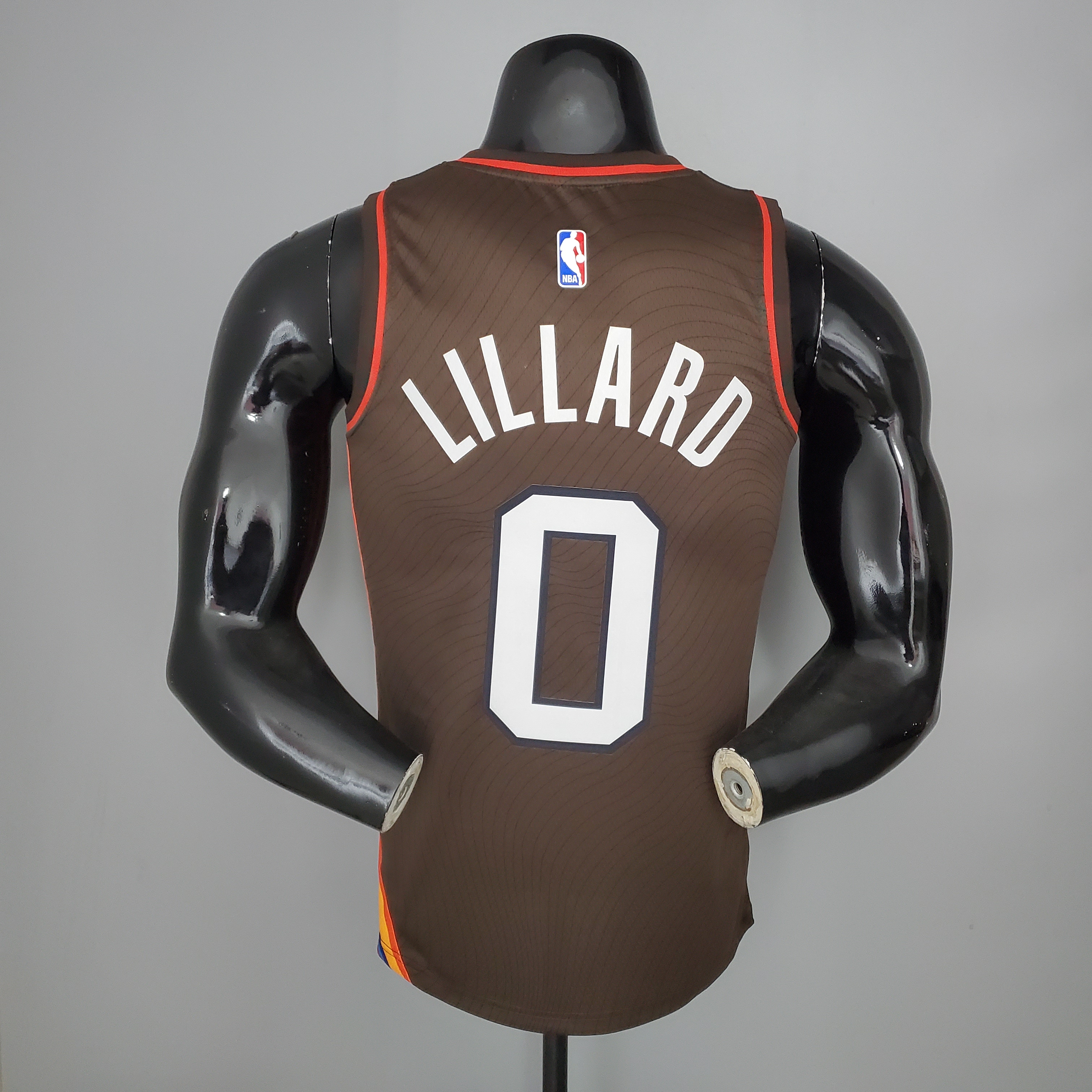 Damian Lillard Portland Trail Blazers Swingman Jersey Brown