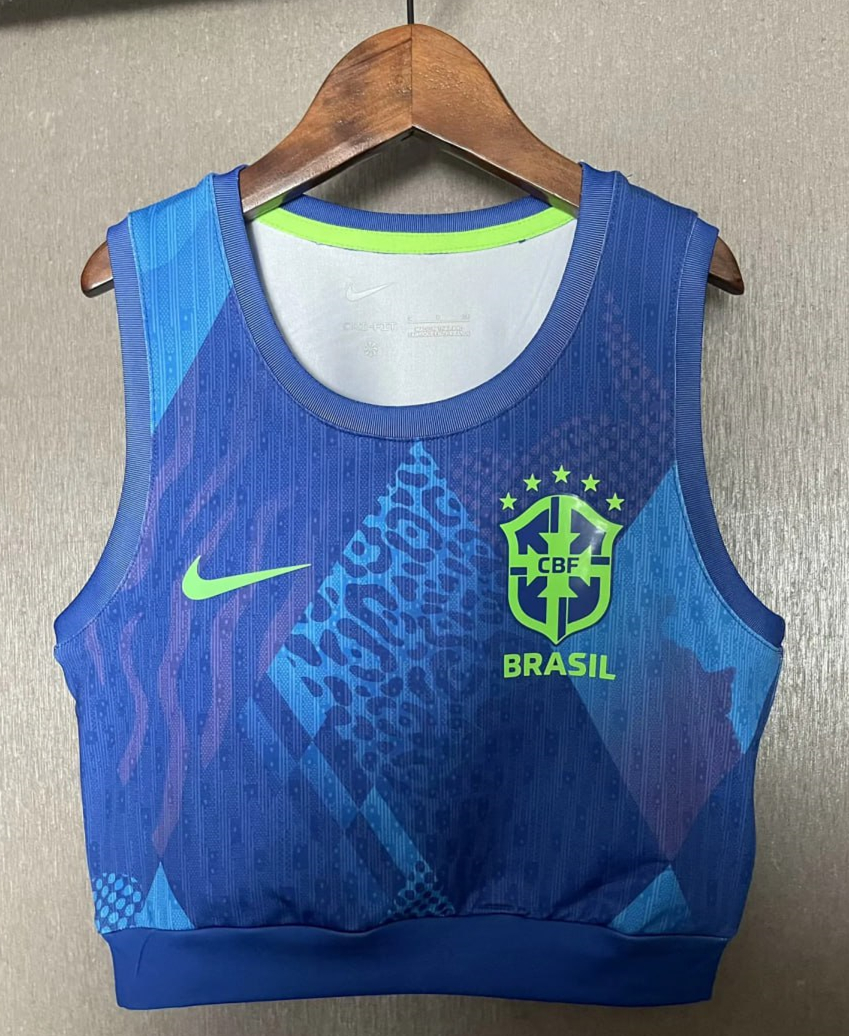 Brazil Away Women Vest Jersey 25/26