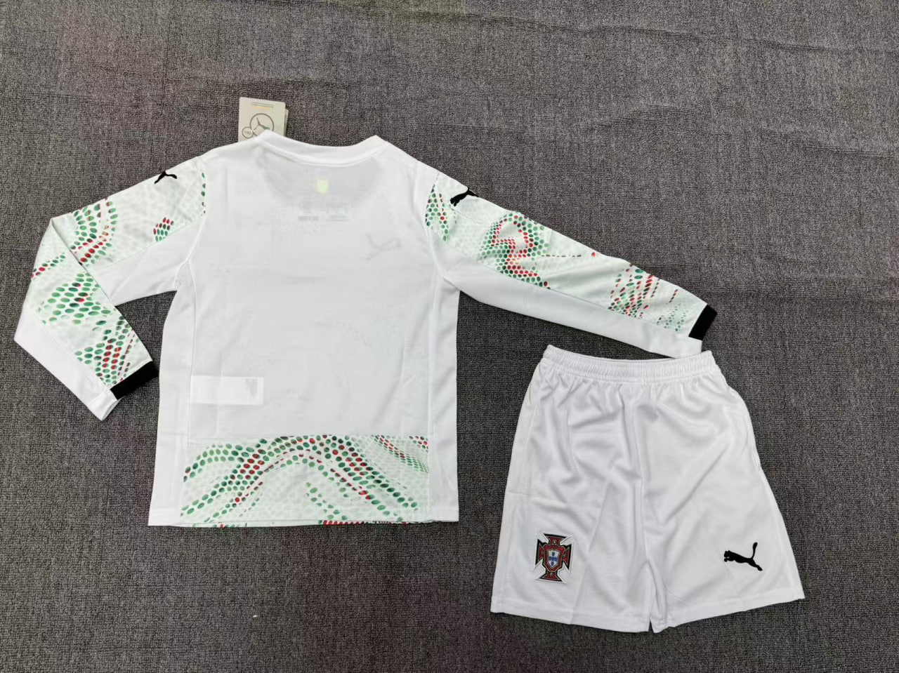 Portugal 2025 Away Long Sleeve Kids Suit