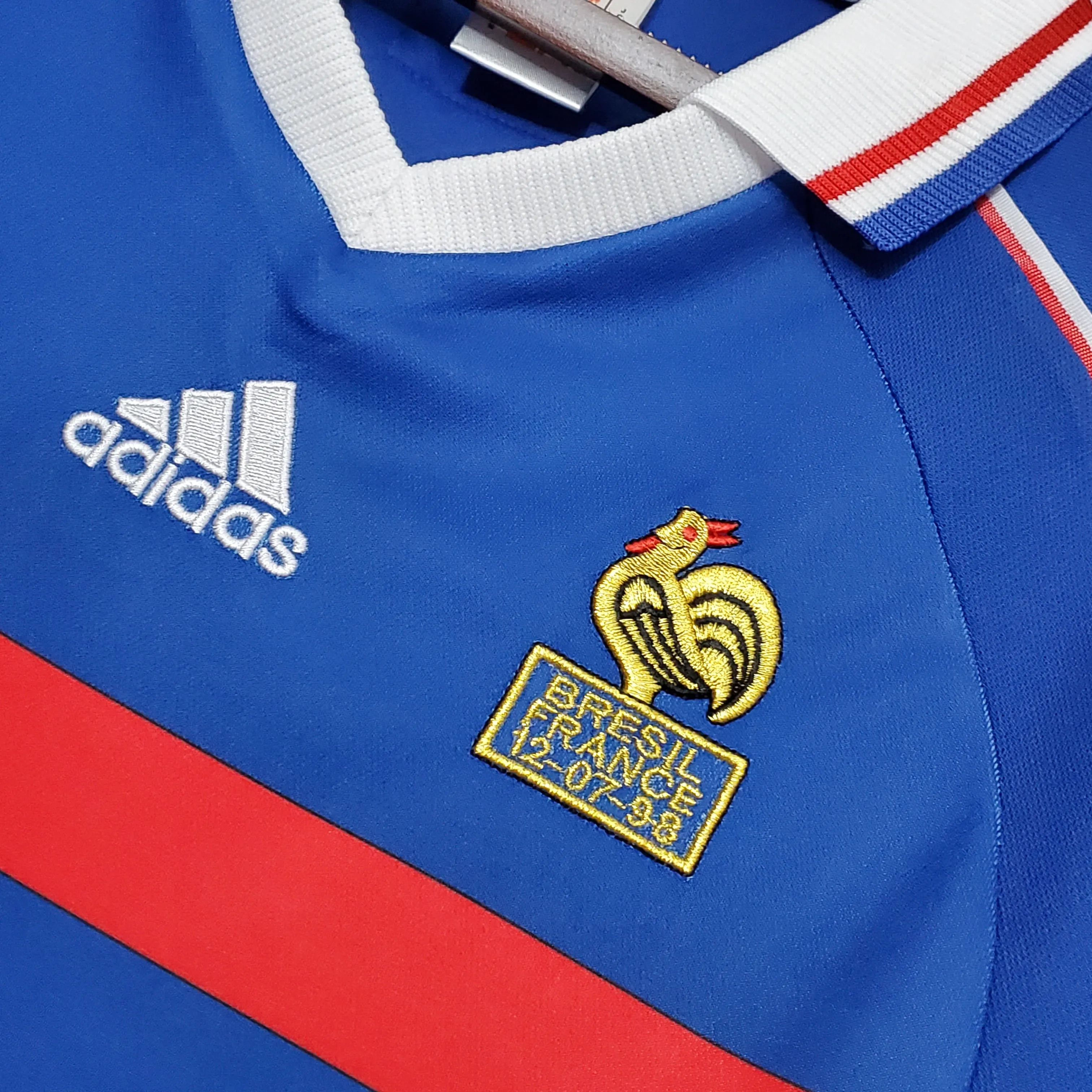 1998 France Retro Jersey Home World Cup