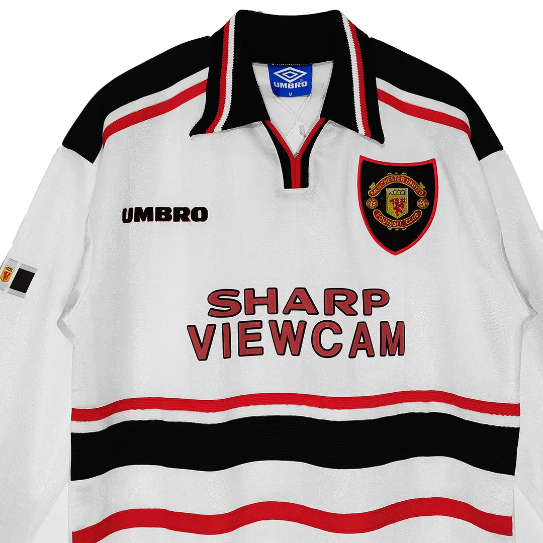 1998/99 Manchester United Retro Long Sleeve Away Jersey
