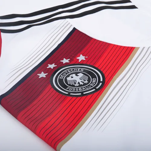 2014 Germany 4 Star Retro Jersey Home World Cup