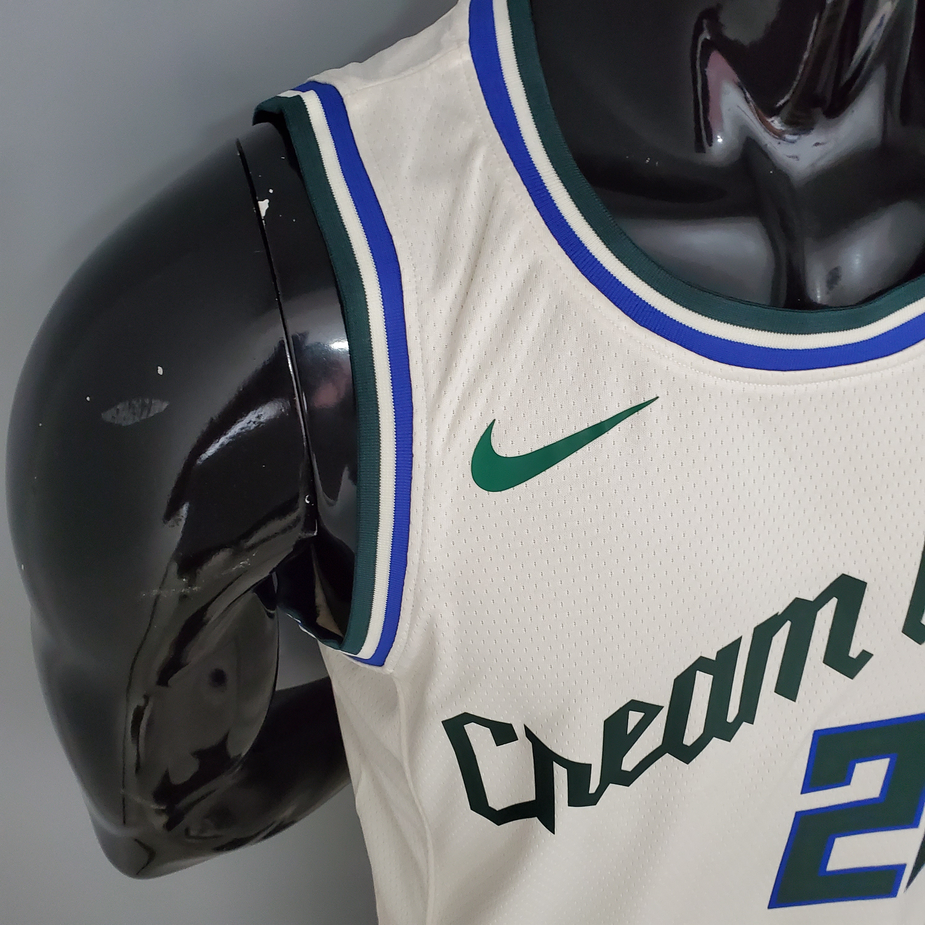 Khris Middleton Milwaukee Bucks Swingman Jersey Beige