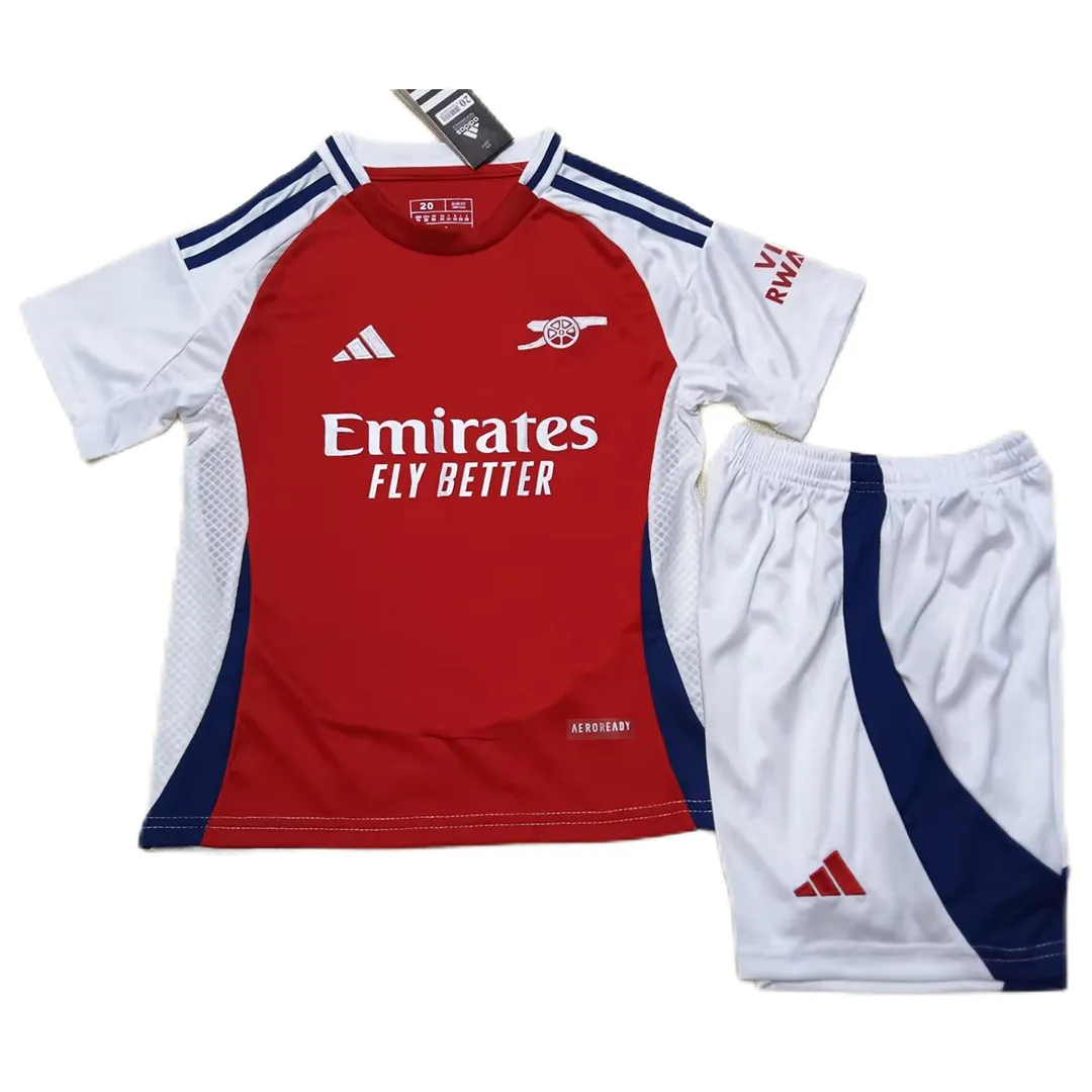 Kids Arsenal Home Jersey Kits(Jersey+Shorts+Socks) 2024-25