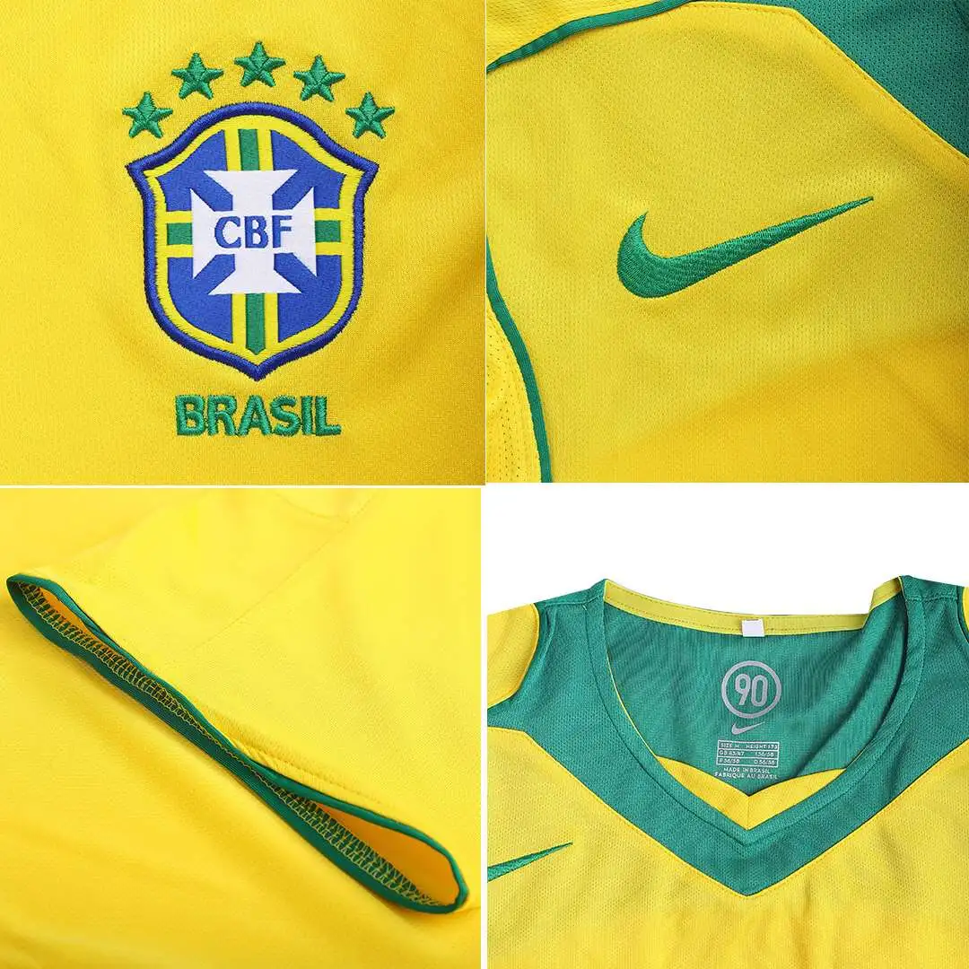 Brazil Retro Jersey Home 2004