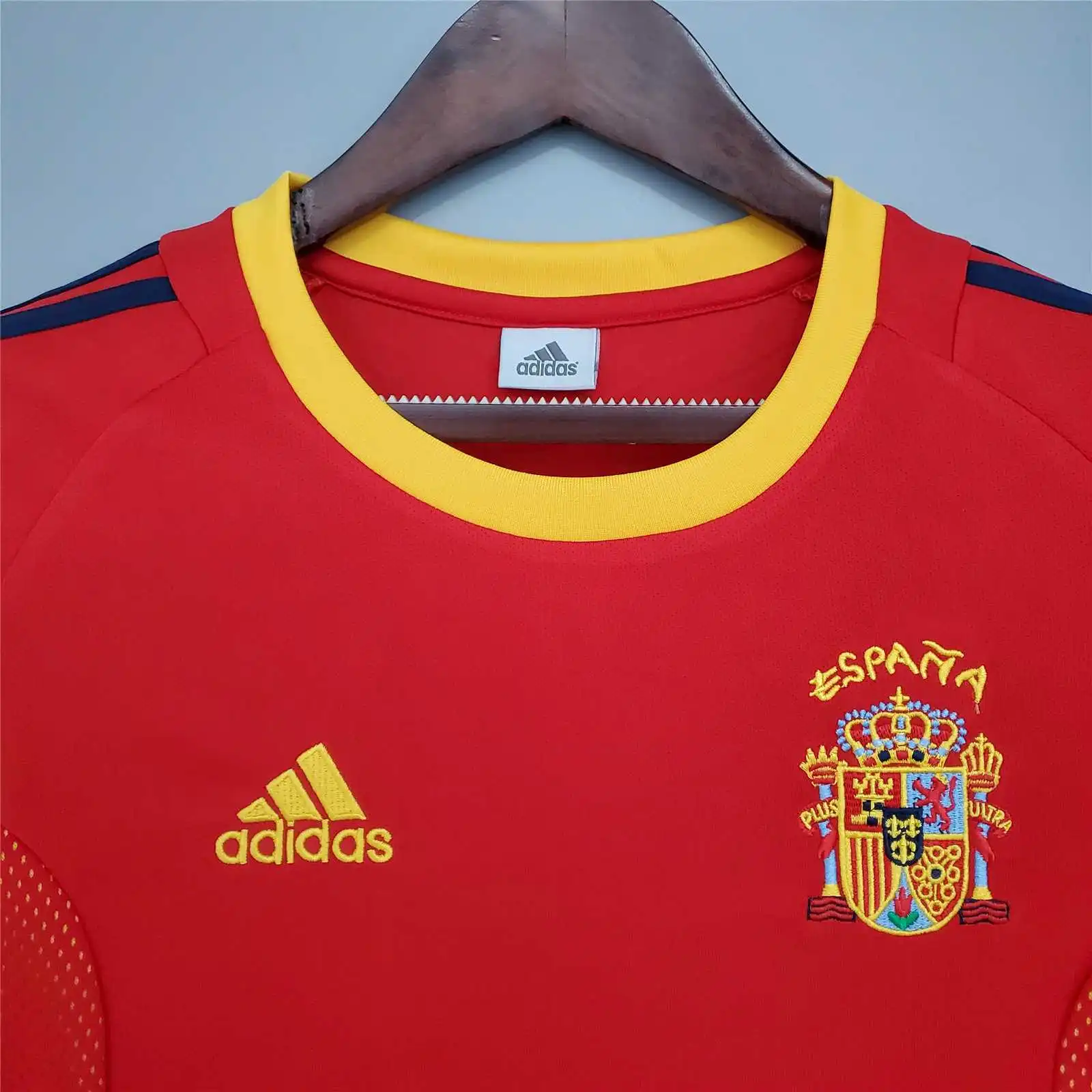 Spain Retro Jersey Home World Cup 2002