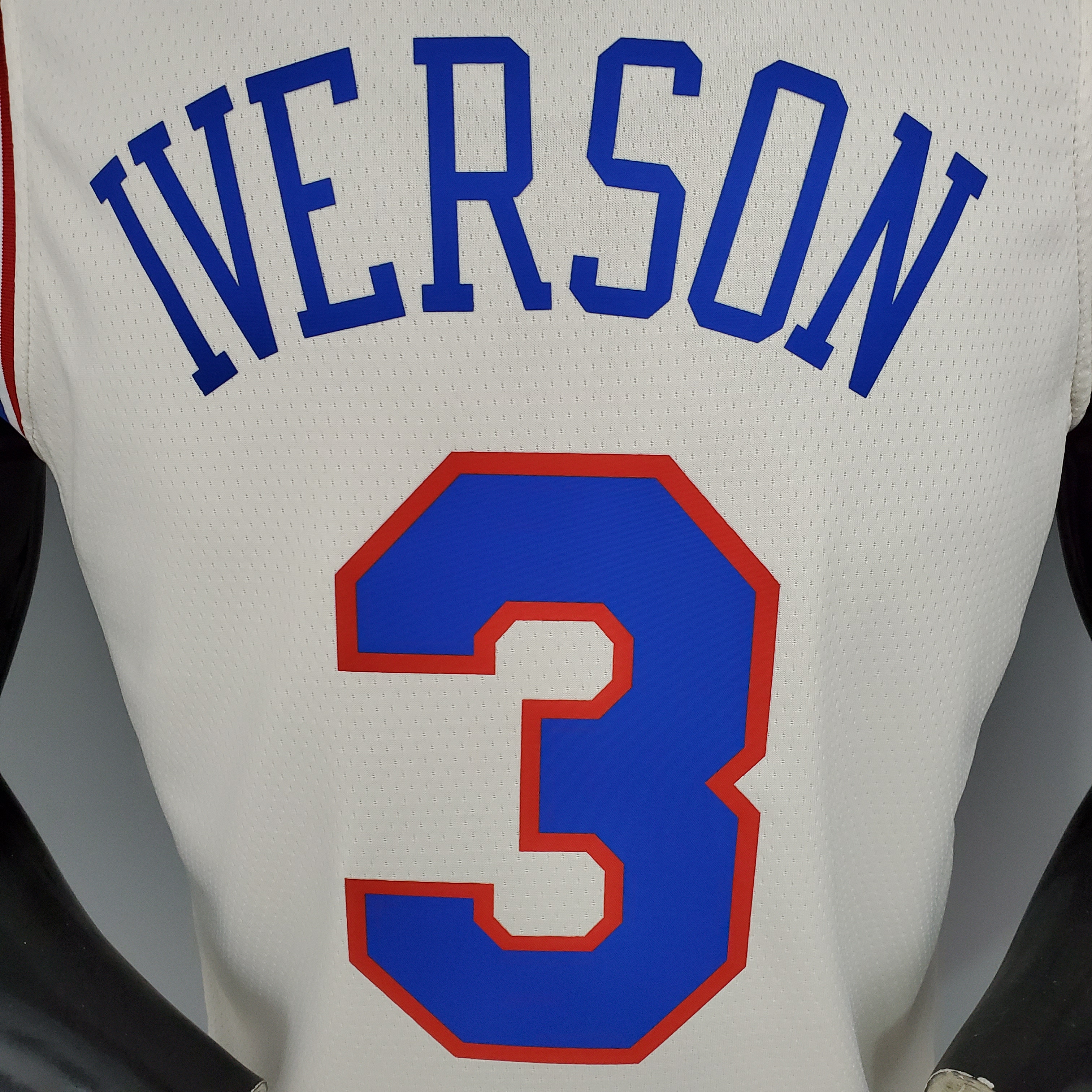 Allen Iverson Philadelphia 76ers Bonus Edition 2020/21 Swingman Jersey Off-White
