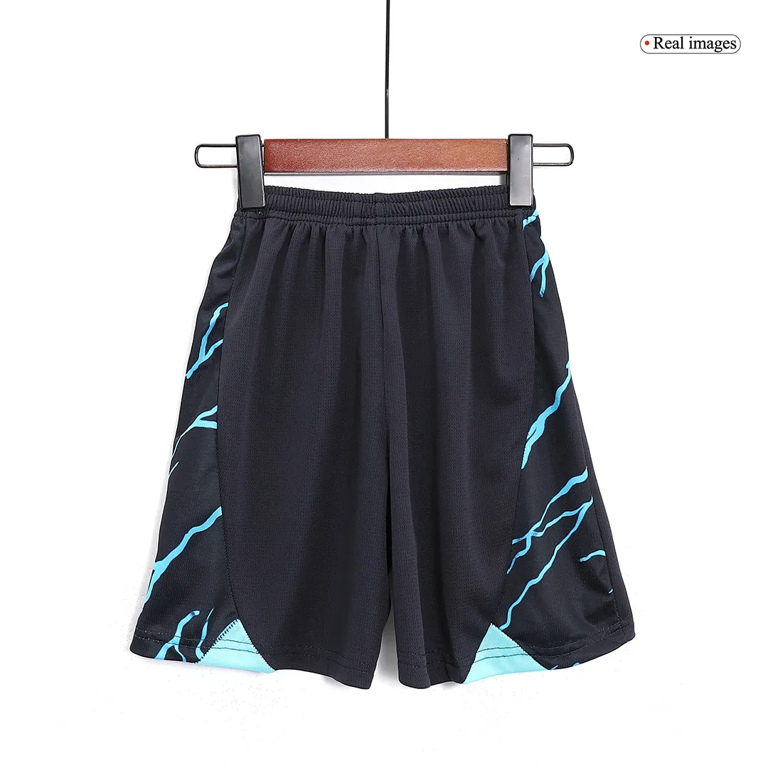 2023/24 Kids Manchester City Third Away Kit Jersey+Shorts