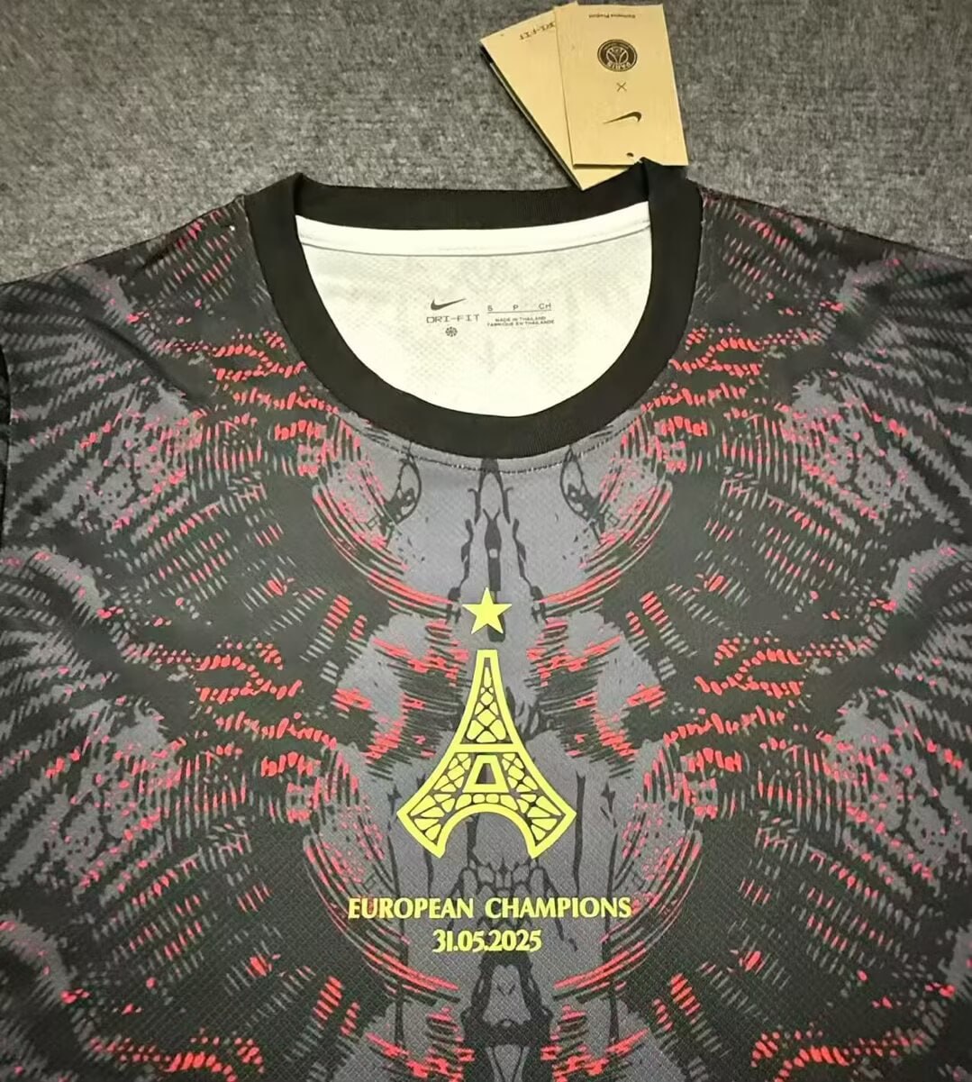 The Parisians 2025 European Champions Man Jersey