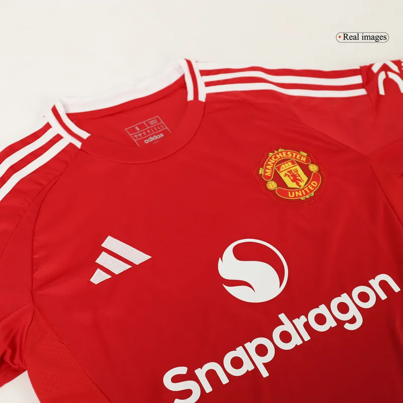 24-25 Manchester United Home Kit(Jersey+Shorts)