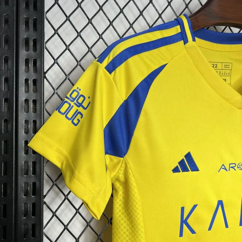 2024-25 Kids Al Nassr Home Kit Jersey+Shorts