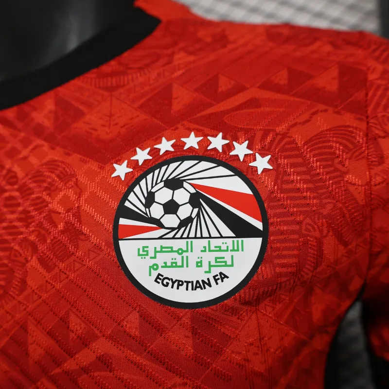 2024/2025 Players Edition Egypt Home Red Football Jersey