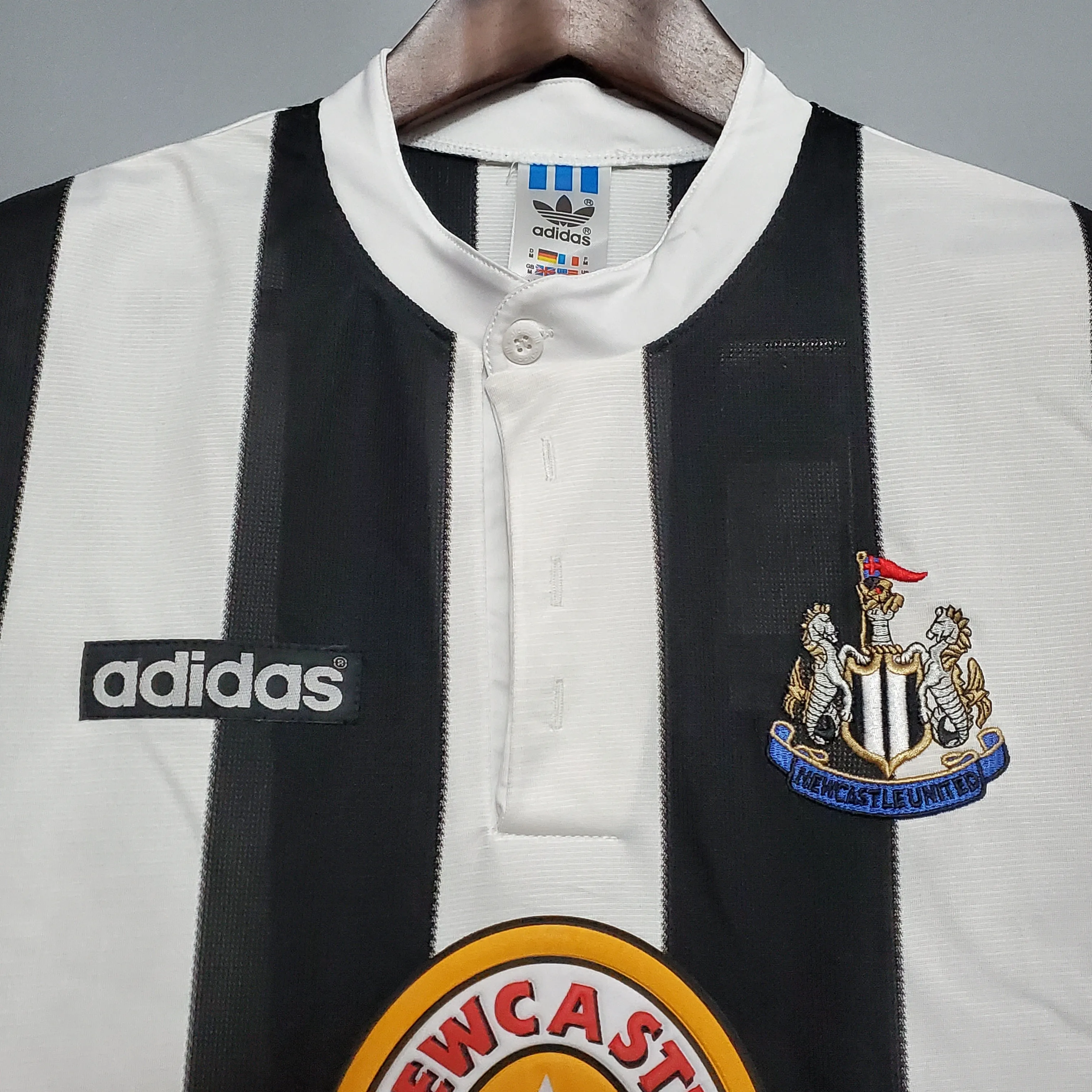 Newcastle Retro Jersey Home Long Sleeve 1995/97