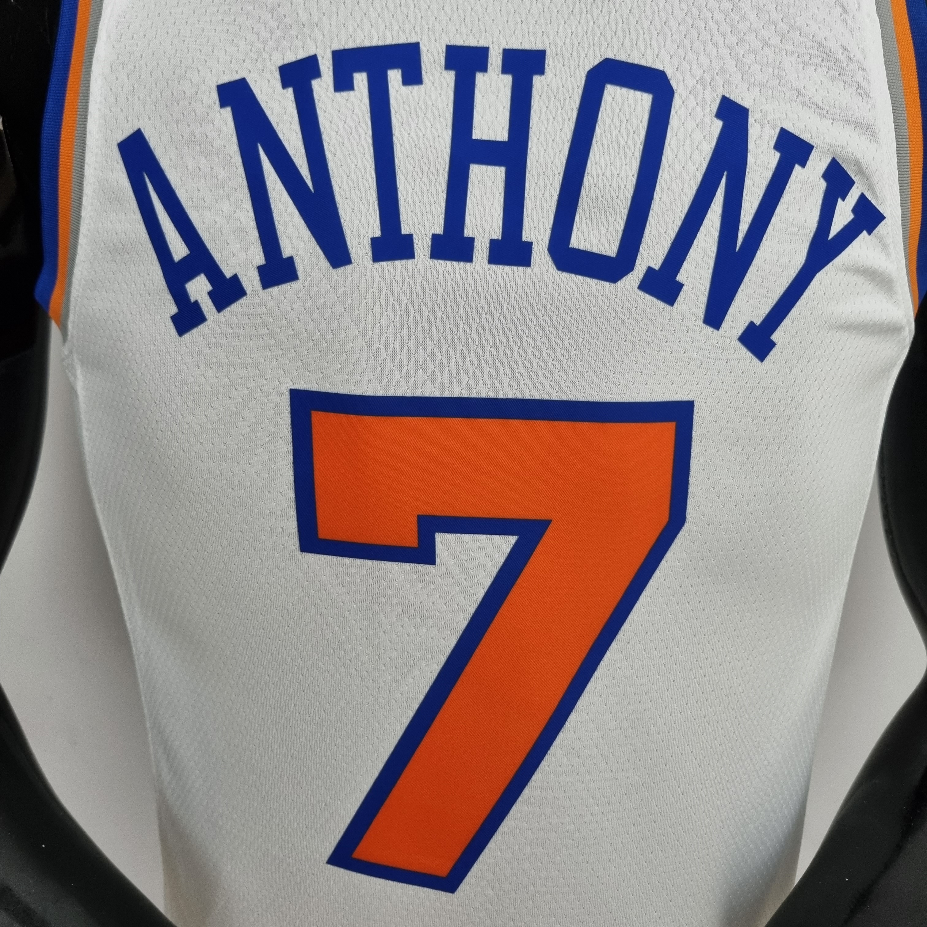 Carmelo Anthony New York Knicks 75th Anniversary Swingman Jersey White