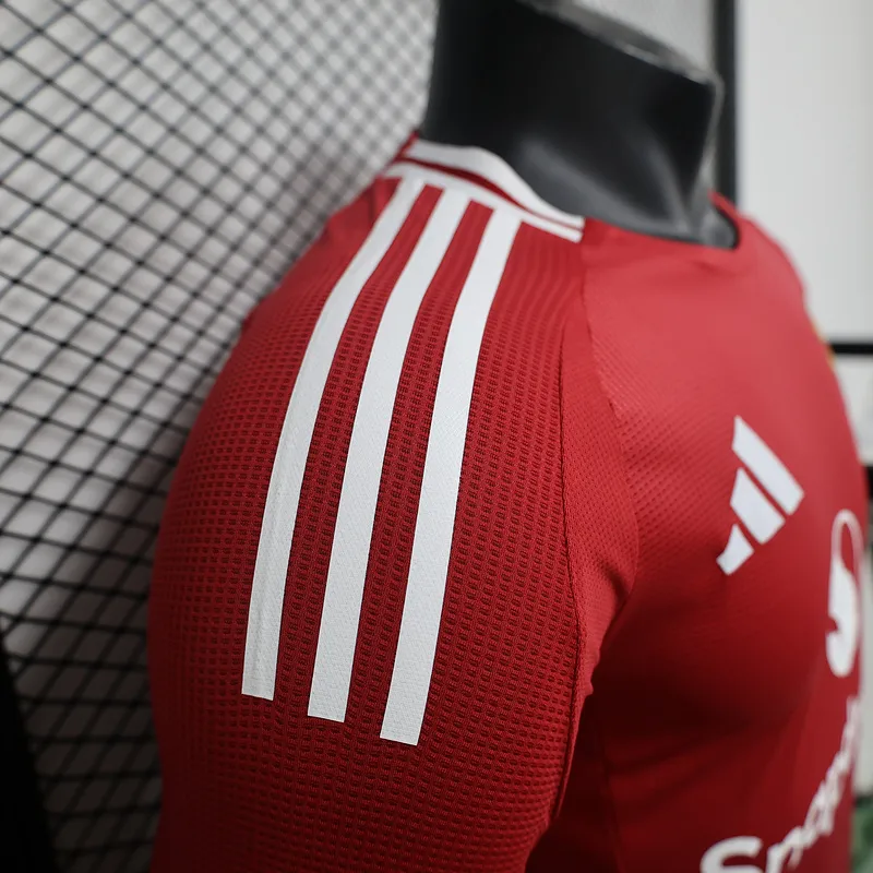 24-25 Manchester United Home Long Sleeve Player Version