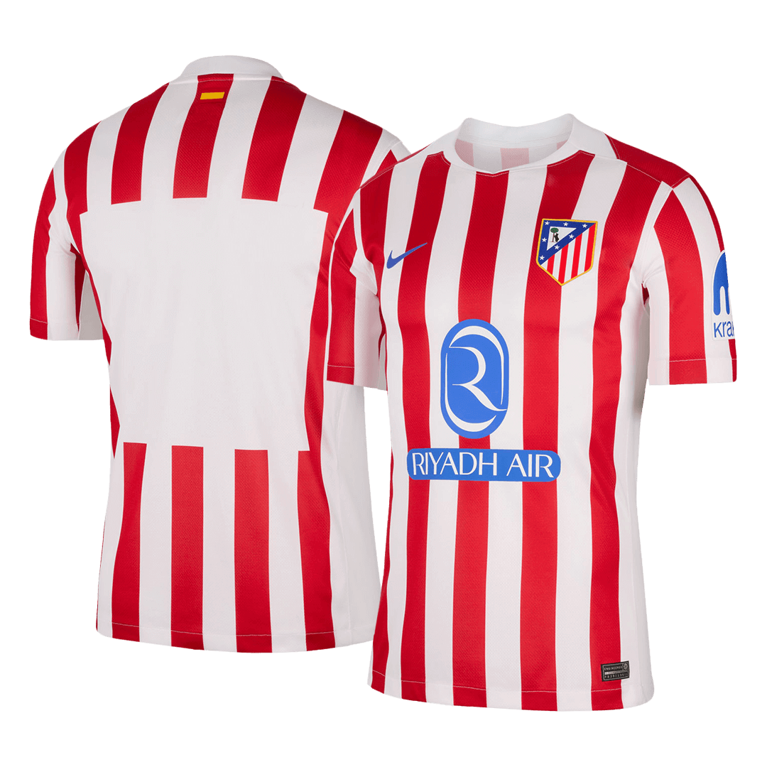 Atletico Madrid Soccer Jersey Home Custom Shirt 2025-26